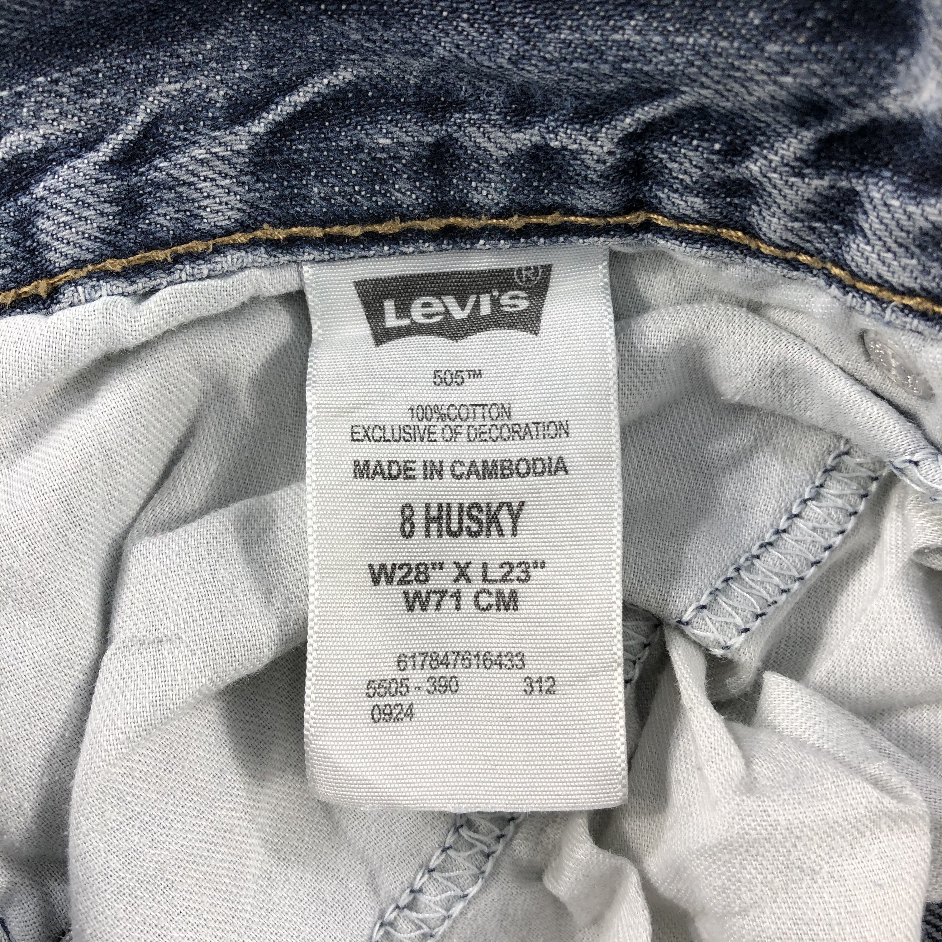 Levi's Faded Vintage Levis 505 Jeans Stone Washed Denim-J961 Size US 29 - 8 Thumbnail