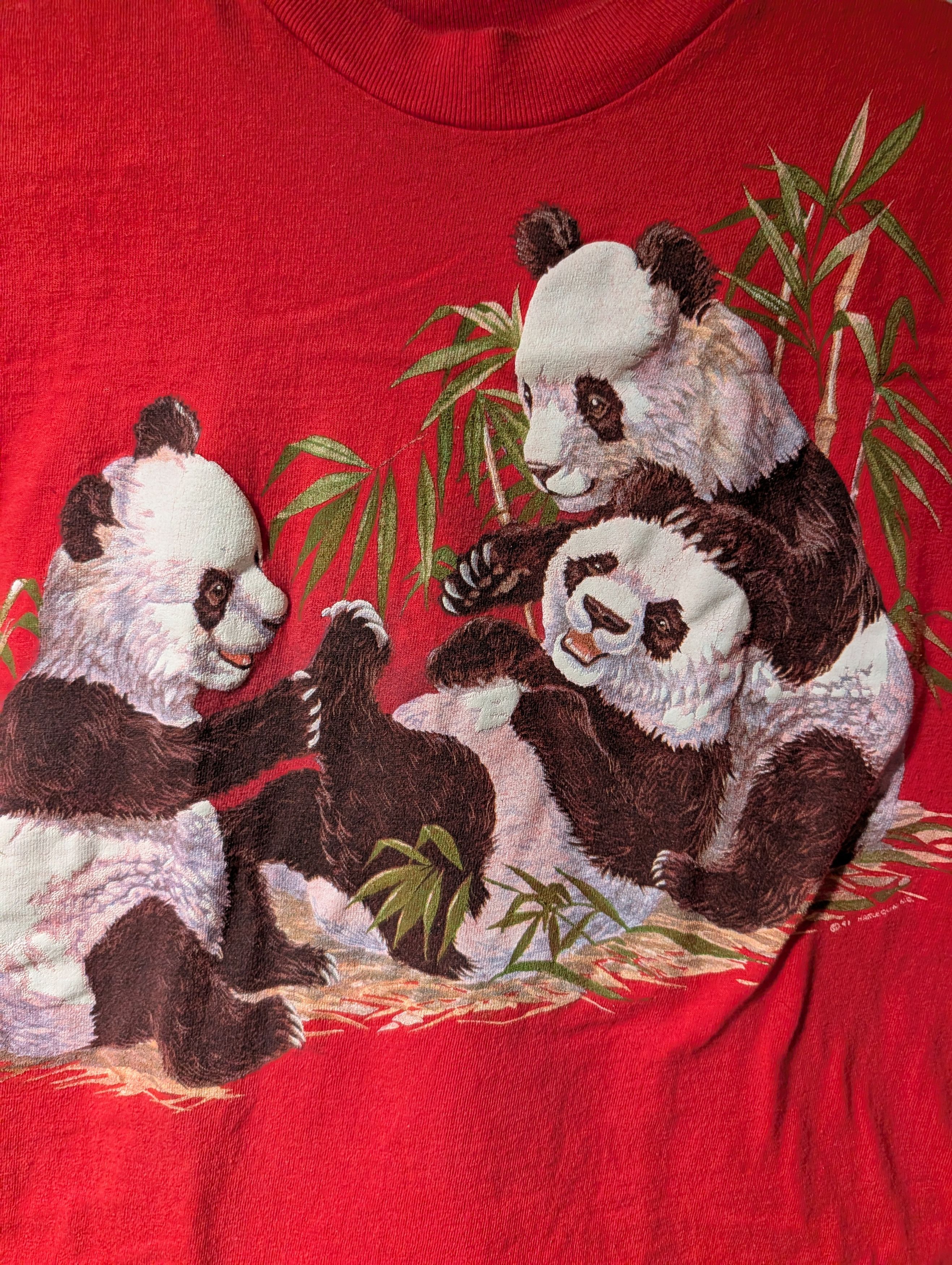 Arts & Science Vintage Panda T-shirt Giant Pandas Playing Small Vintage Size US S / EU 44-46 / 1 - 2 Thumbnail