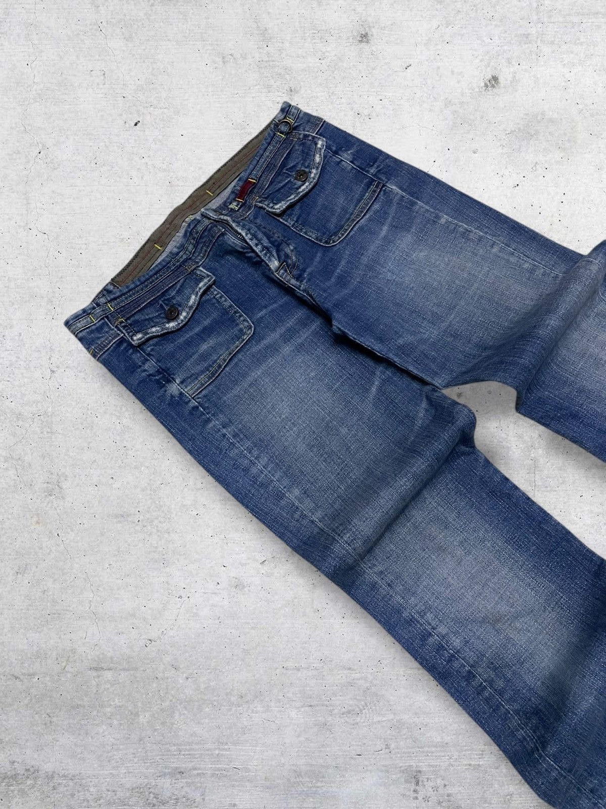 Marithe + Francois Girbaud VINTAGE MARITHE FRANCOIS GIRBAUD OG FLARED DENIM STREETWEAR Size US 29 - 7 Thumbnail