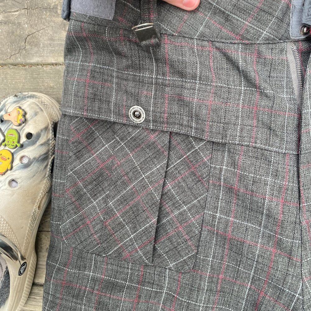 Quicksilver × Vintage Vintage Y2K Embroidered Quicksilver Railin Snow Pants Plaid Size US 36 / EU 52 - 7 Thumbnail
