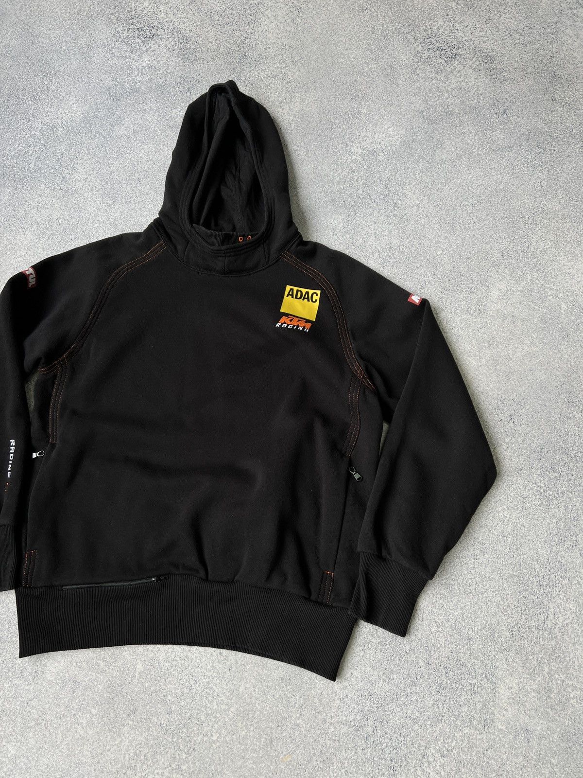 Vintage RARE Vintage KTM Moto Racing Big Logo Hoodie Size US M / EU 48-50 / 2 - 2 Thumbnail