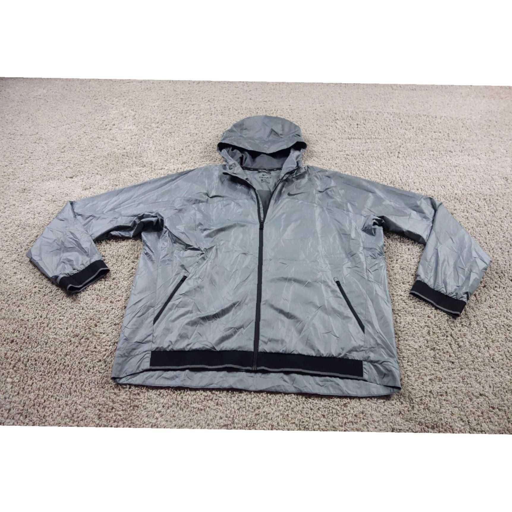 Nike Gray Ripstop Hooded Training Mens Essential Windbreaker Jacket for XXL Sizes Grailed