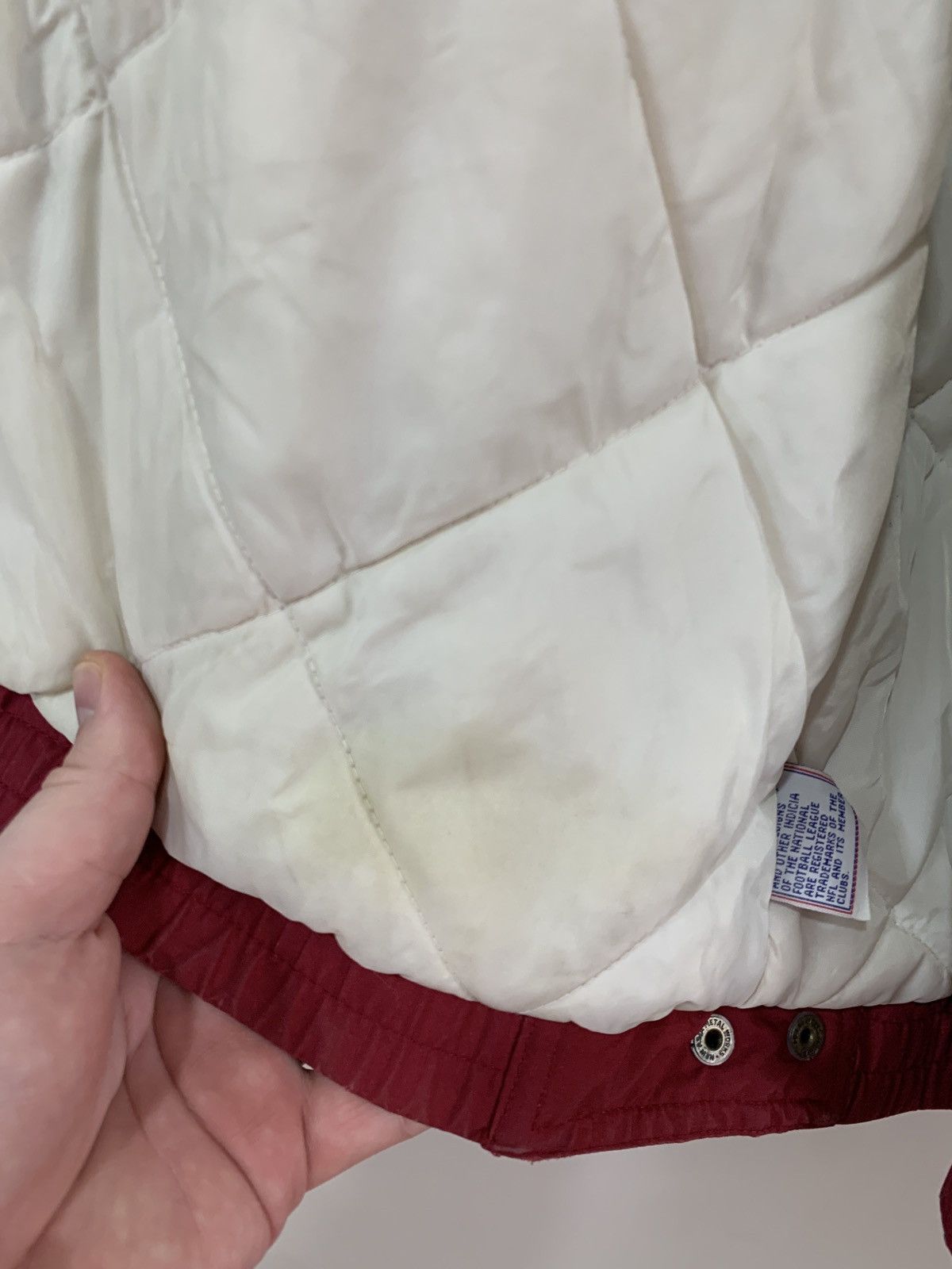 Apex Washington Redskins Apex One Bomber Jacket 90x Vintage NFL Size US XL / EU 56 / 4 - 19 Thumbnail