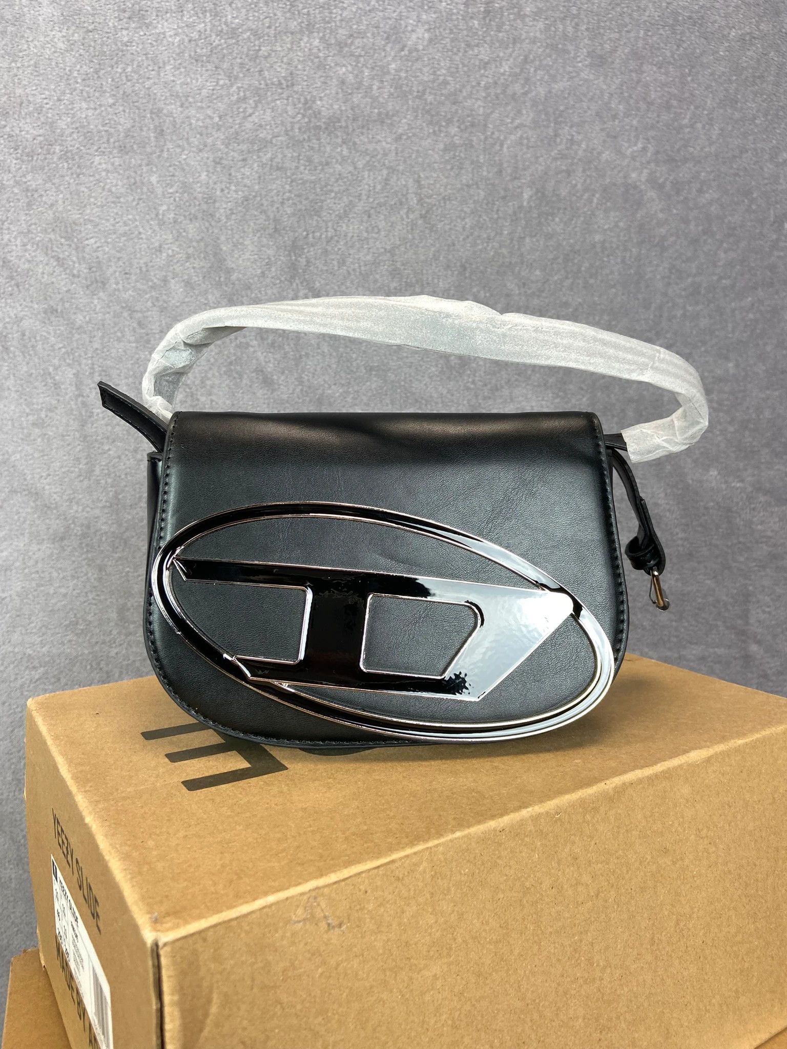 Diesel Diesel Black Handbag Y2K Streetwear Size ONE SIZE - 1 Thumbnail