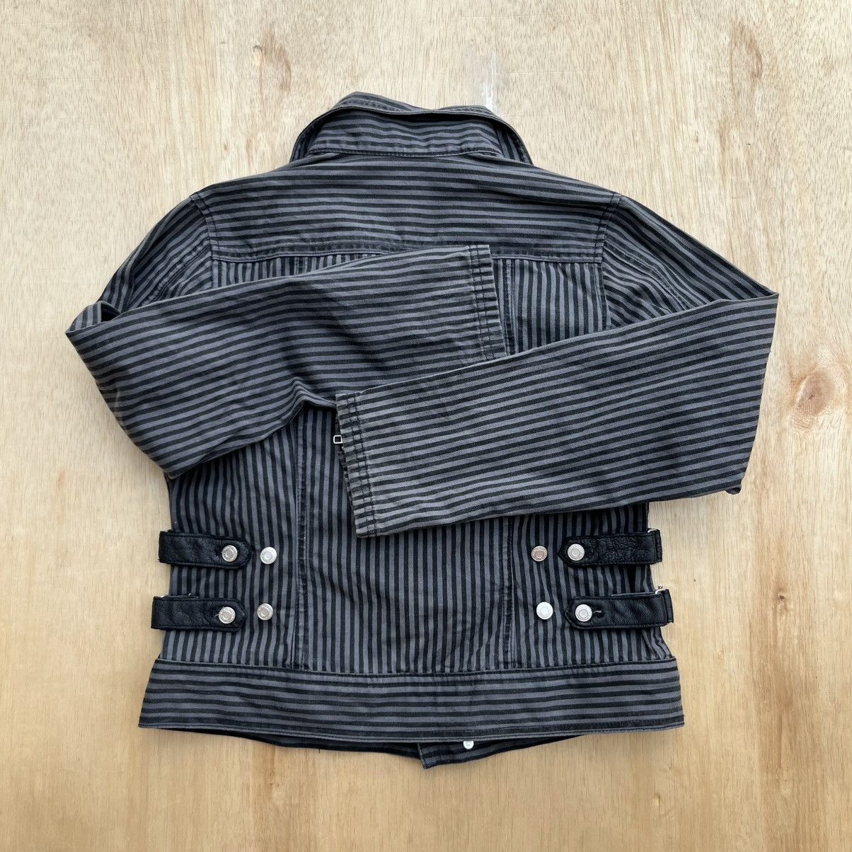 If Six Was Nine ALGONQUINS JAPANESE BRAND VINTAGE BIKER STRIPES JACKET / GOA Size M / US 6-8 / IT 42-44 - 10 Thumbnail
