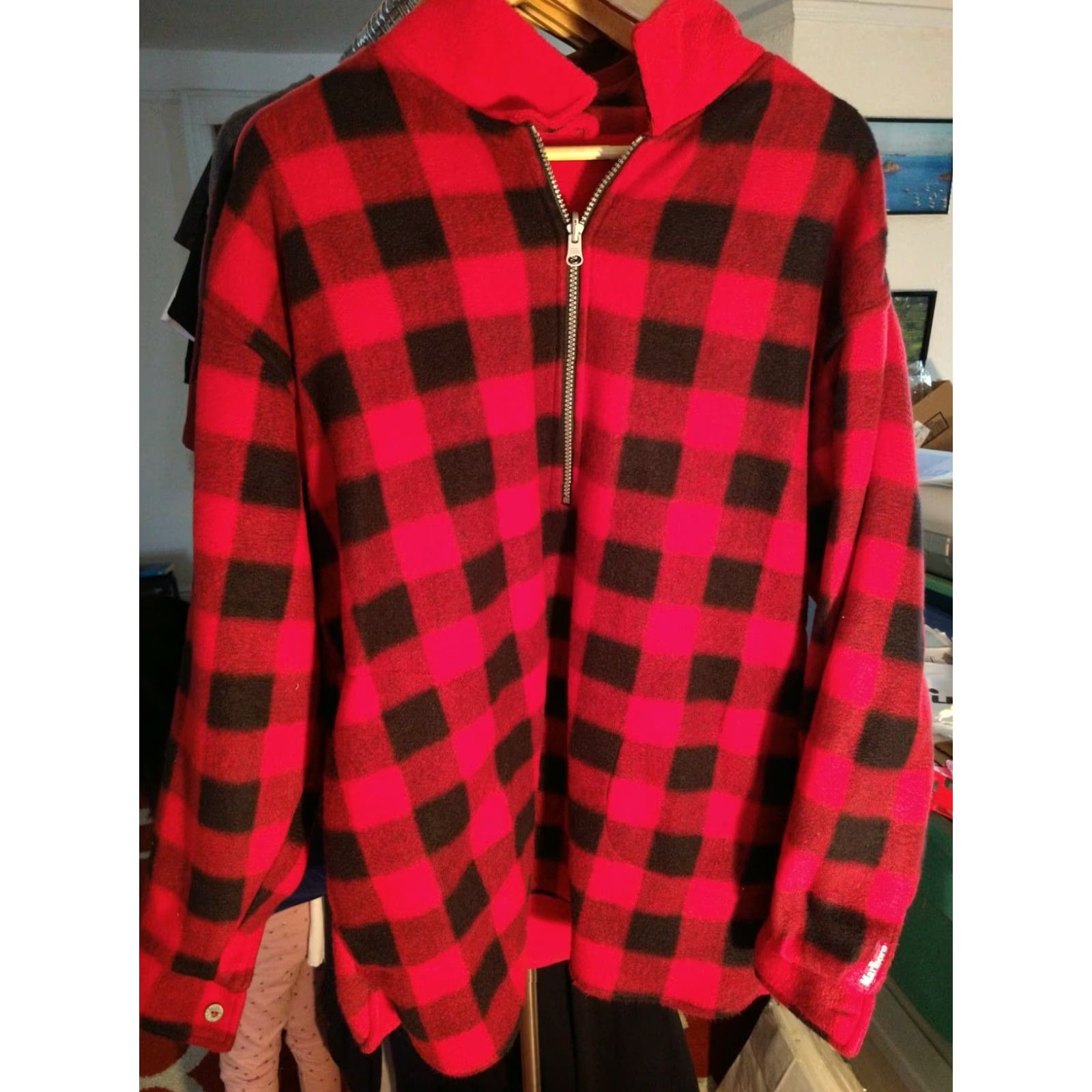 Marlboro VINTAGE Marlboro Unlimited 2 Sided Fleece Grail XL Red Hype 2 Sided Pockets Zipper Marlboro Patch Mens XL Fleece Vintage Hoodie Size US XL / EU 56 / 4 - 4 Thumbnail