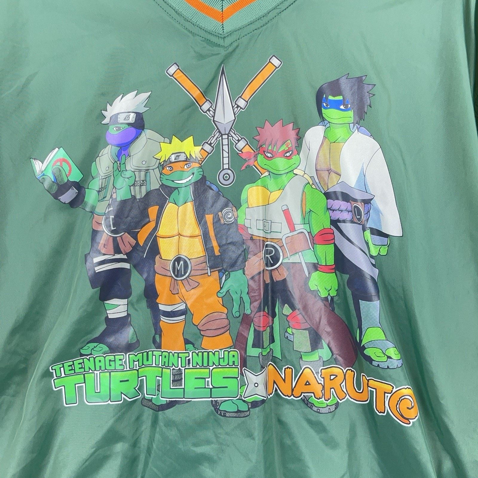 Nickelodeon TMNT x Naruto Windbreaker Nickelodeon Colab Anime Streetwear Size US M / EU 48-50 / 2 - 2 Thumbnail