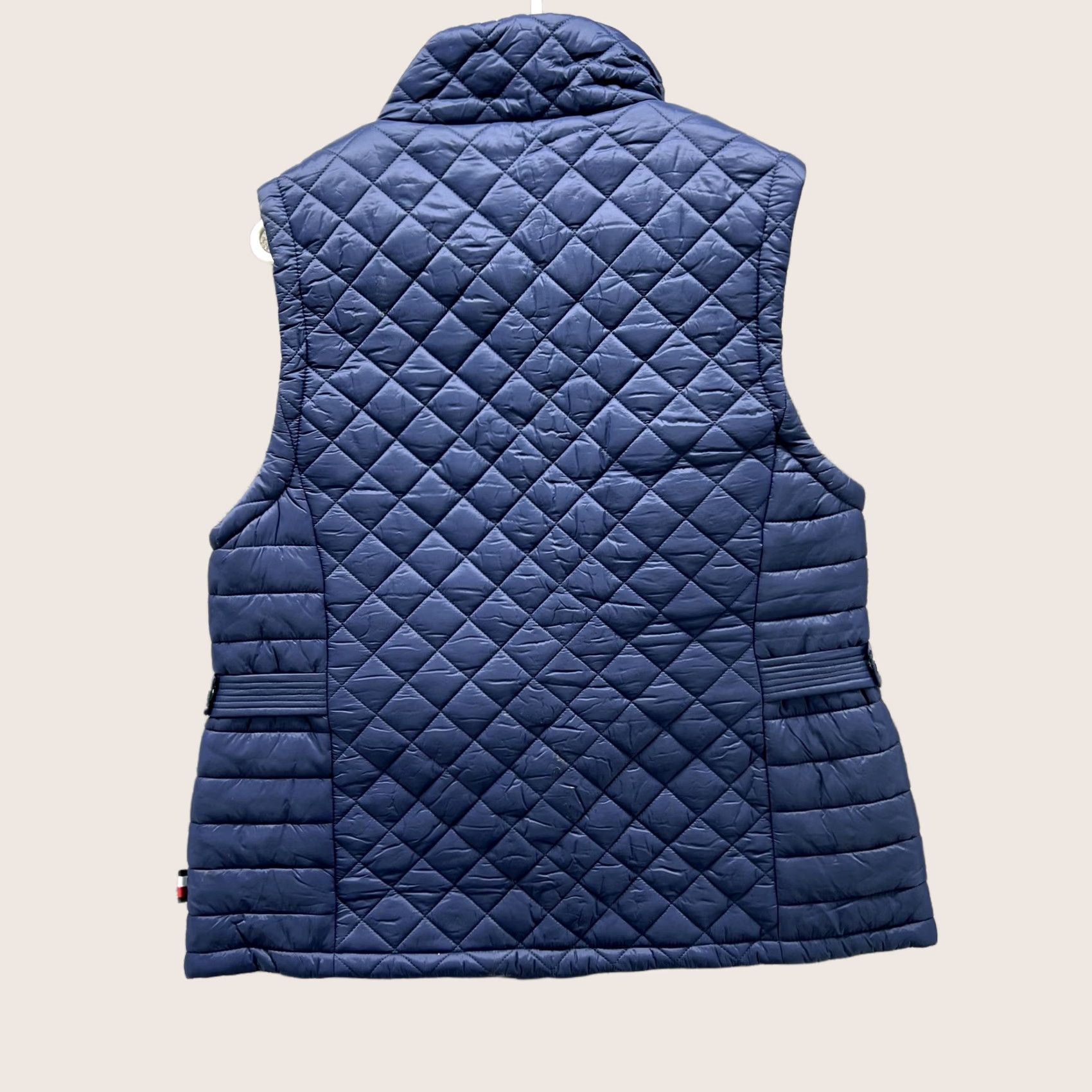 Tommy Hilfiger Tommy Hilfiger Vest Womens Large Blue Quilted Puffer Insulated Zip Stand Collar Vest Womens L Blue Quilted Puffer Insulated Zip Stand Collar Size L / US 10 / IT 46 - 1 Thumbnail