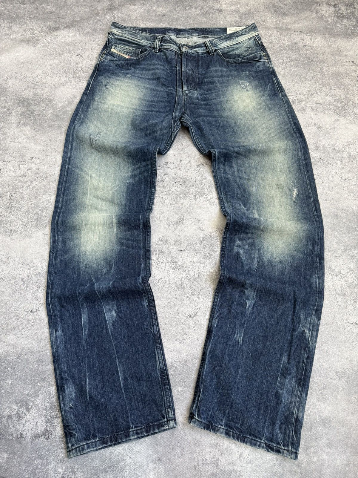 Diesel Vintage Diesel Denim Jeans Baggy Flared Bootcut Avant Garde Size US 33 - 1 Thumbnail