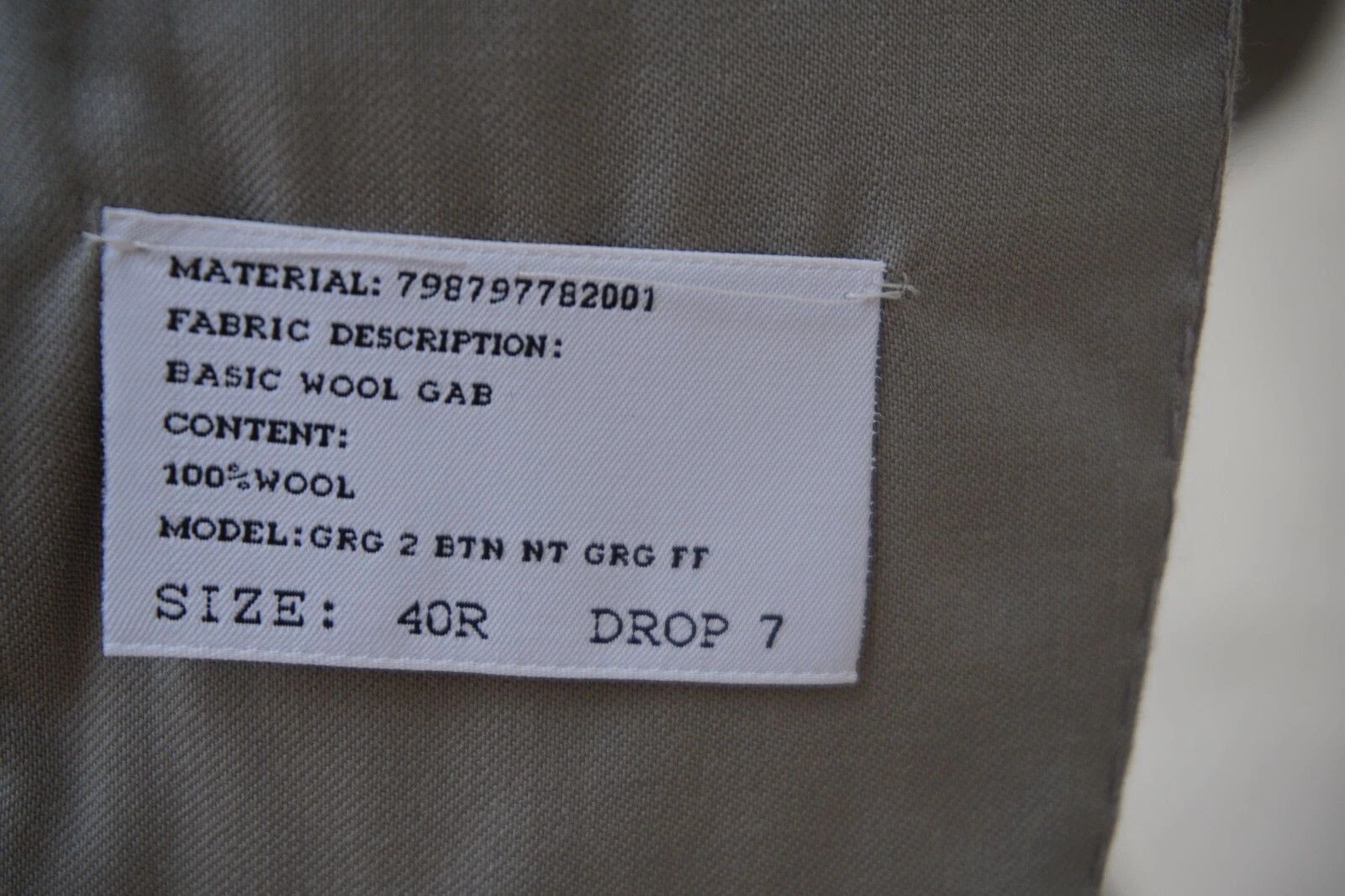 Ralph Lauren Purple Label NWT Ralph Lauren Purple Label Single Breasted Suit Grey Size 40R - 11 Thumbnail