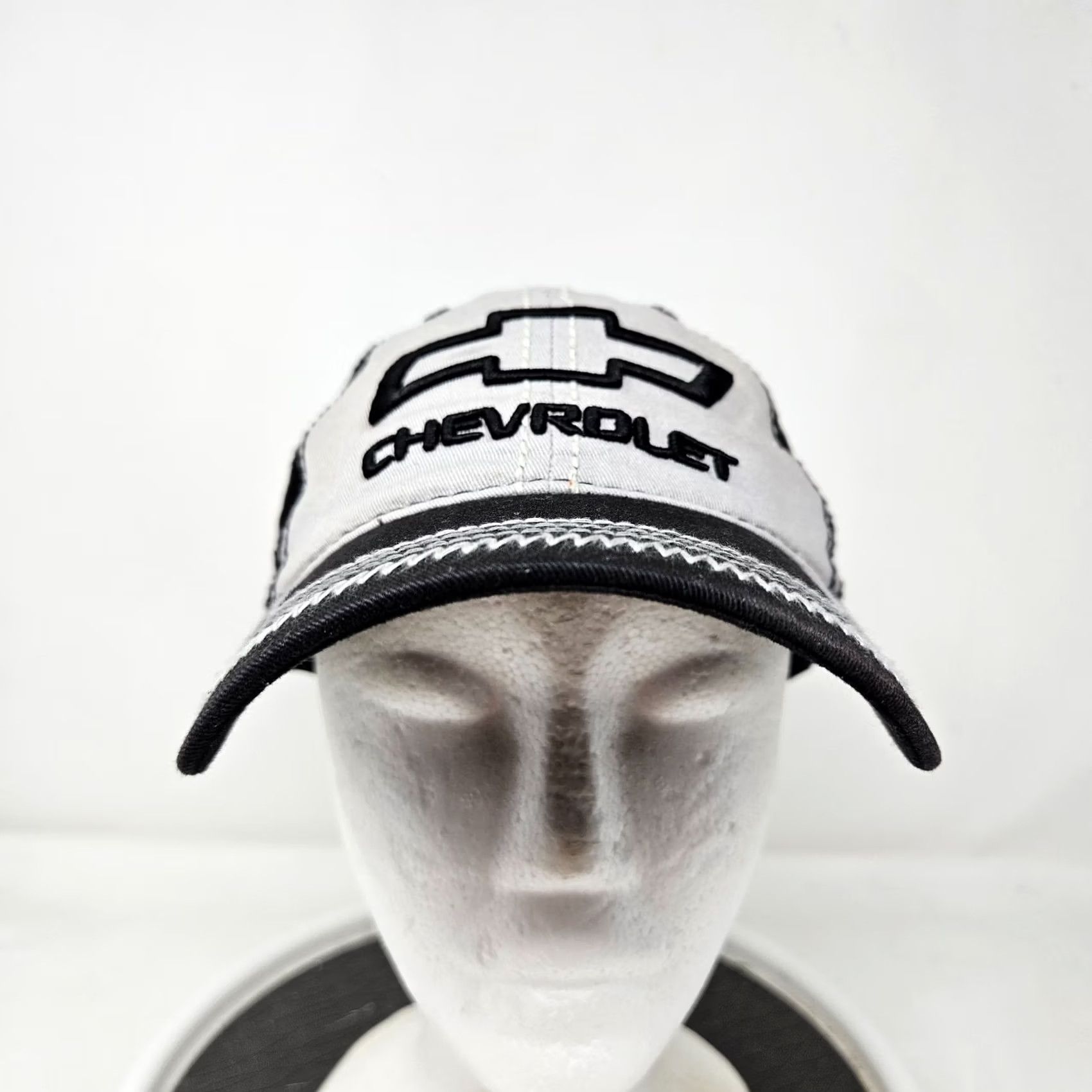 Logo 7 Chevrolet Hat Baseball Cap Men Adjustable Black Gray Logo Licensed GM Cars Shirt Size ONE SIZE - 2 Thumbnail