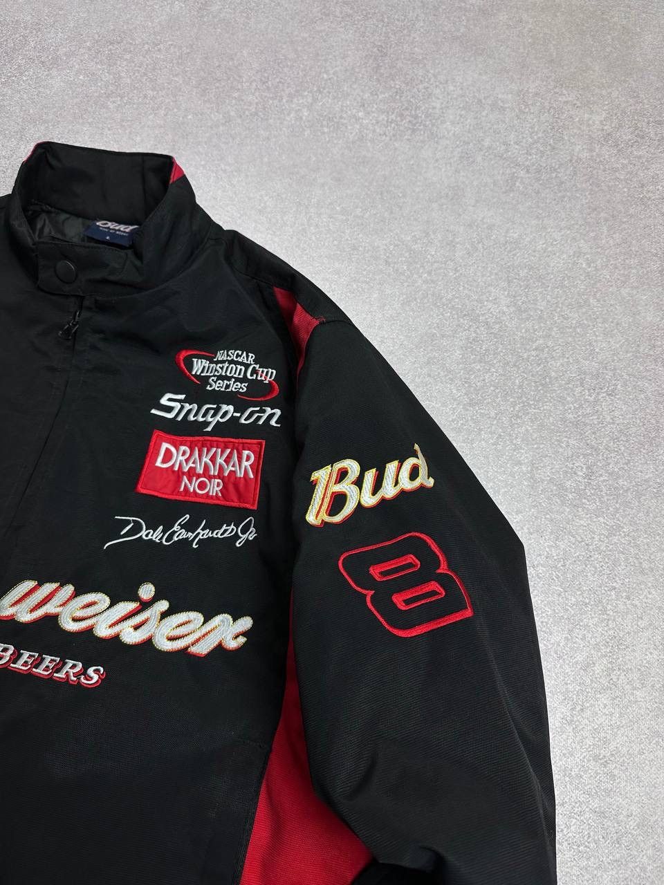 Vintage Vintage 90's Budweiser Boxy F-1 Nascar Racing Y2K Jacket L Size US L / EU 52-54 / 3 - 5 Thumbnail