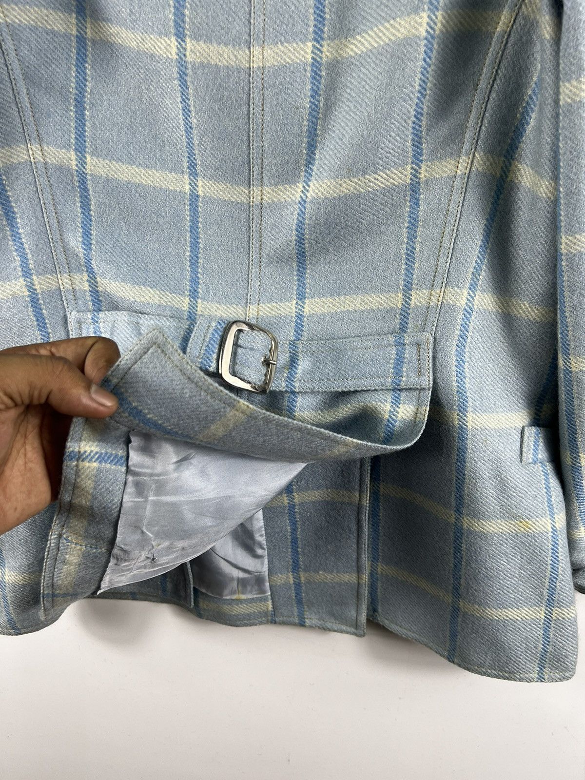 Andre Courreges 🔥 VINTAGE COURREGES MADE IN FRANCE WOOL DOUBLE BREASTED Size S / US 4 / IT 40 - 9 Thumbnail