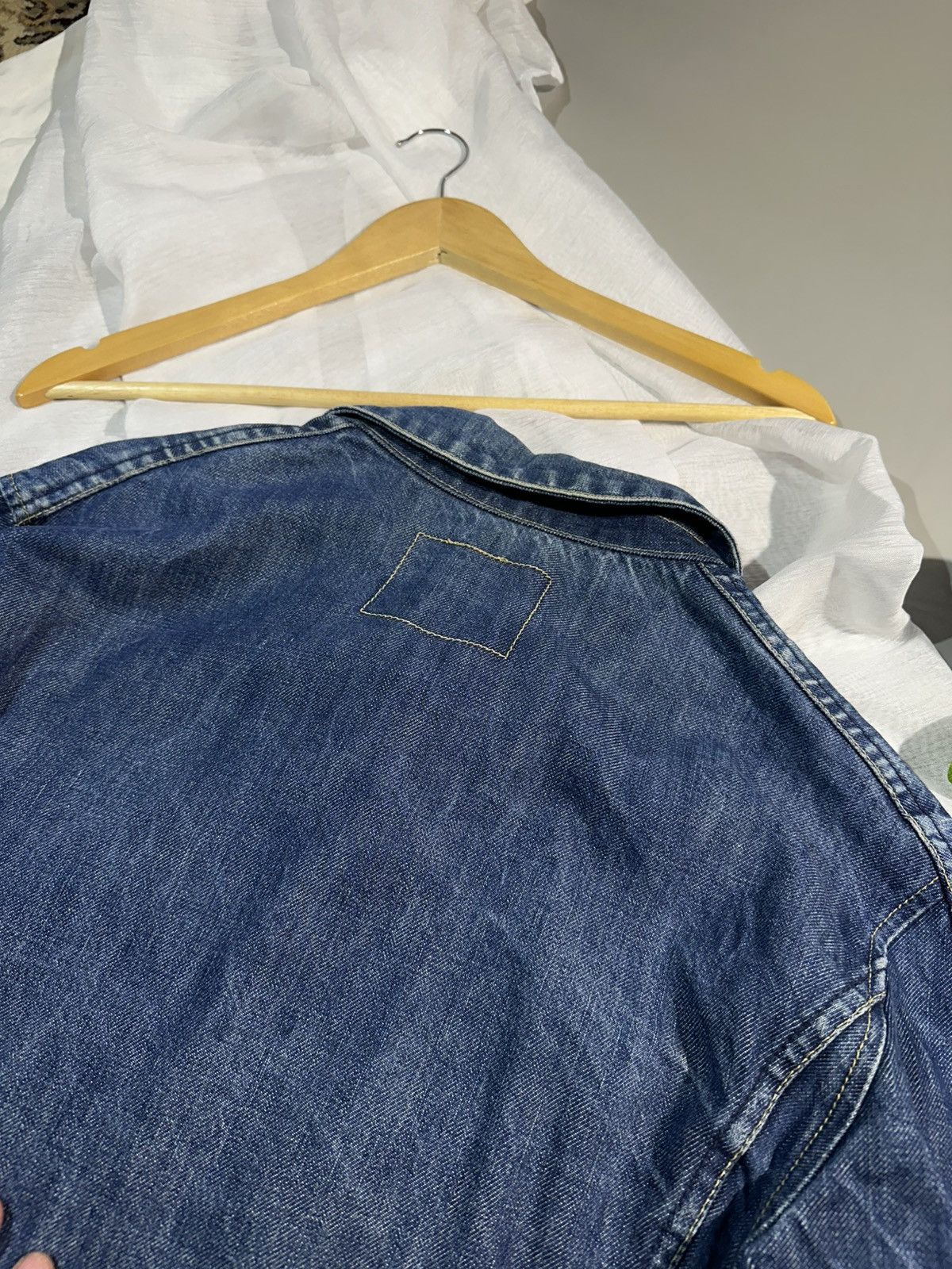Levi's Vintage Clothing Levis Denim Jacket Trucker Tupe lll Blue Wash Overshirt Size US M / EU 48-50 / 2 - 18 Thumbnail