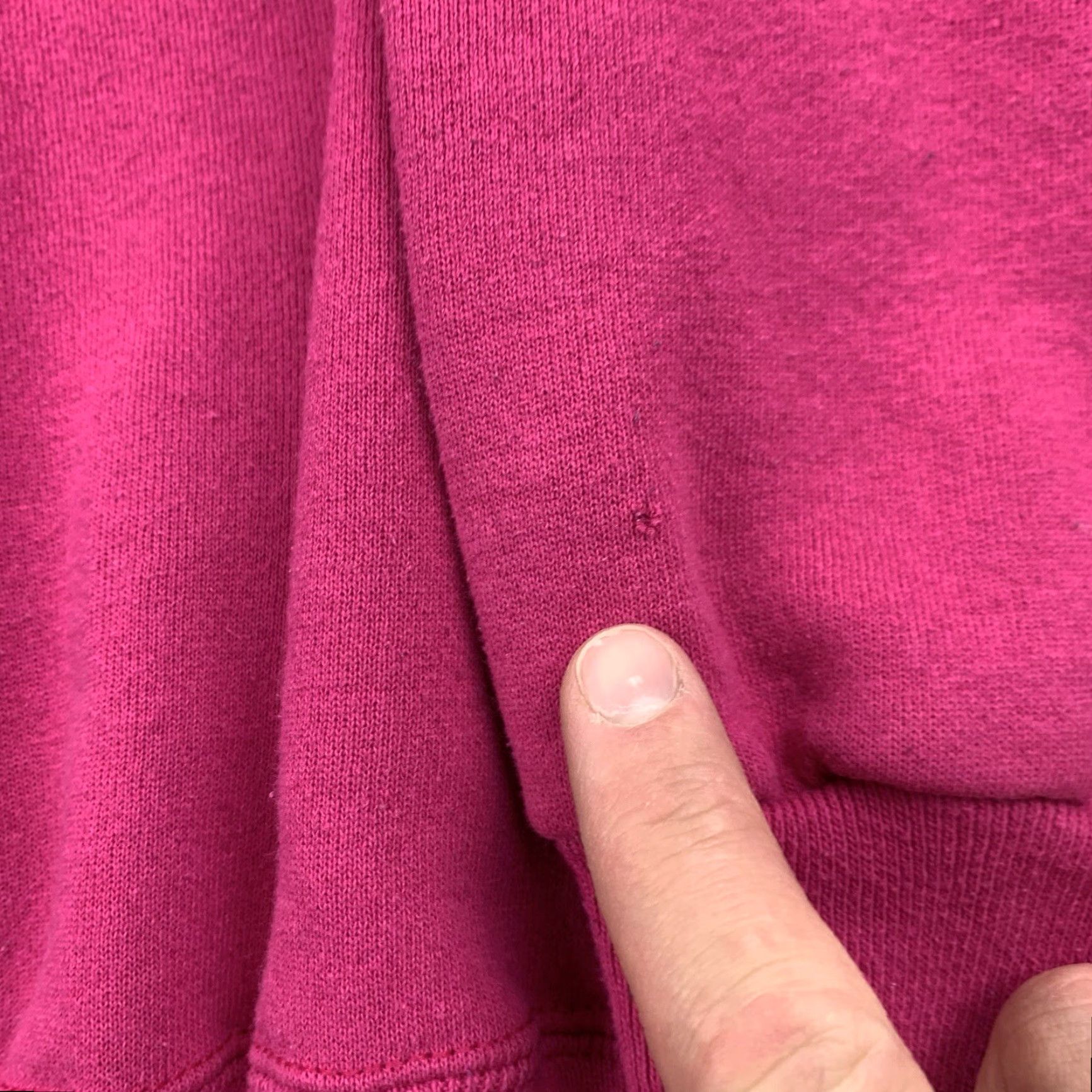 Hanes VINTAGE Face 2 Face Sweatshirt Adult XL Pink Expressions Attitude 90s USA Womens Size XL / US 12-14 / IT 48-50 - 6 Thumbnail