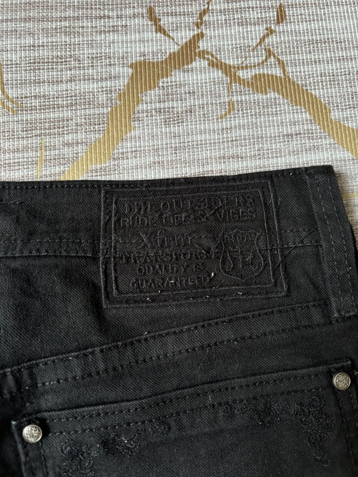 Japanese Brand XFRM Japan Black Jeans Size US 29 - 15 Thumbnail
