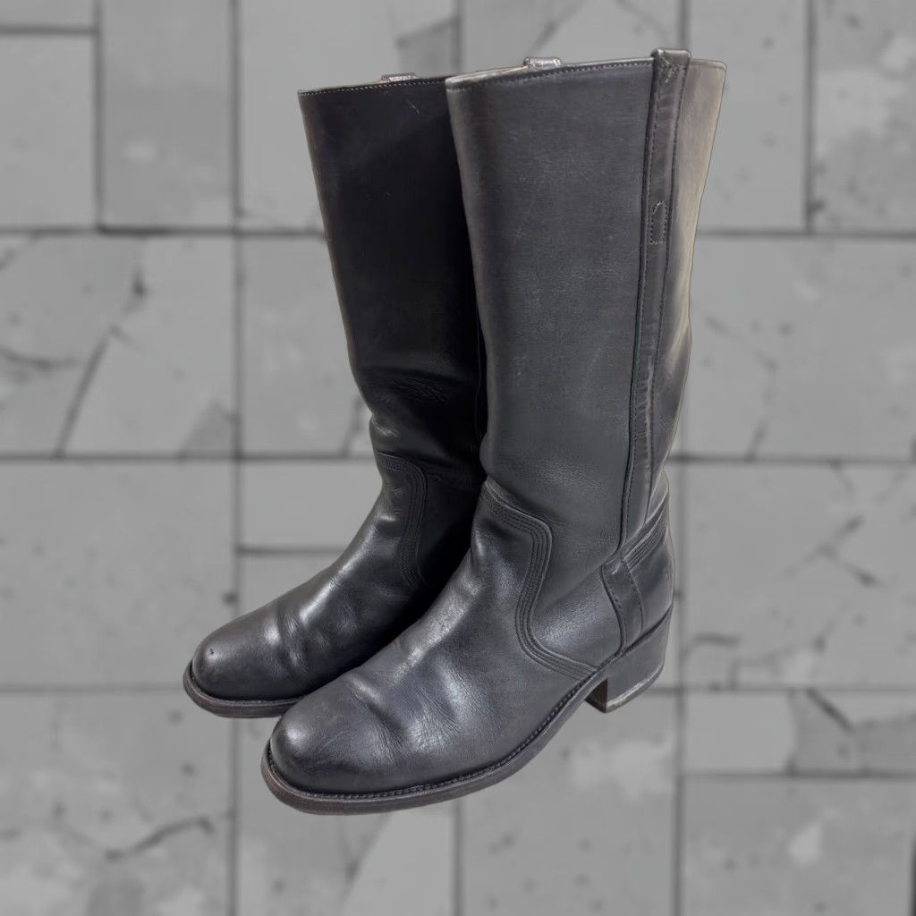 VINTAGE Frye Campus 14L Women’s Boots Sz 8D Leather Mid-Calf Riding Cowboy Tall Shoes
