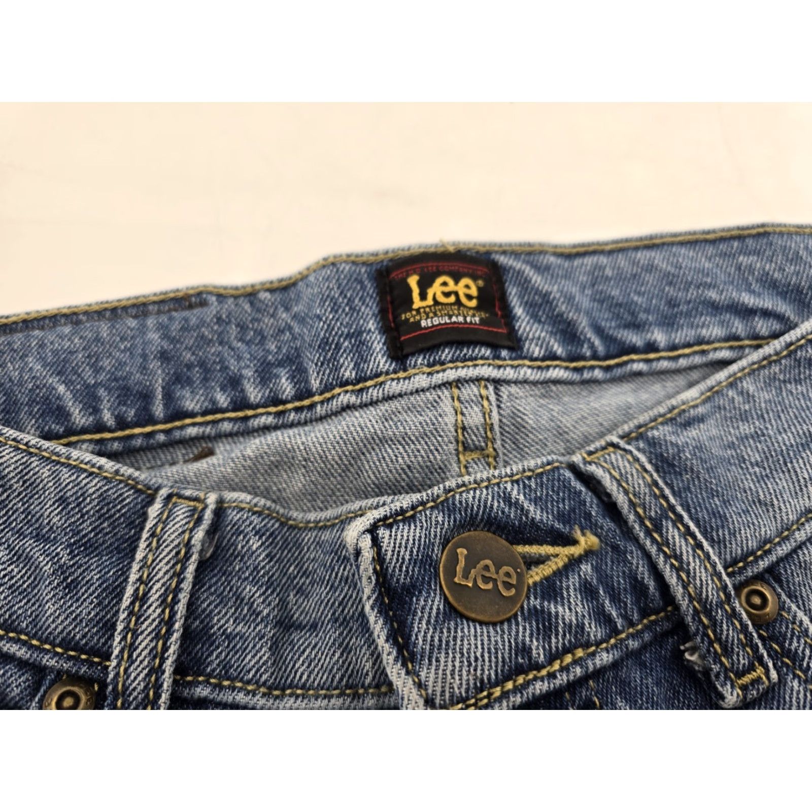 Lee Lee Regular Fit Jeans - Bootcut - Men - 28x30 - Blue - 5-Pocket - Cowhide Back Hole Size US 28 / EU 44 - 3 Thumbnail
