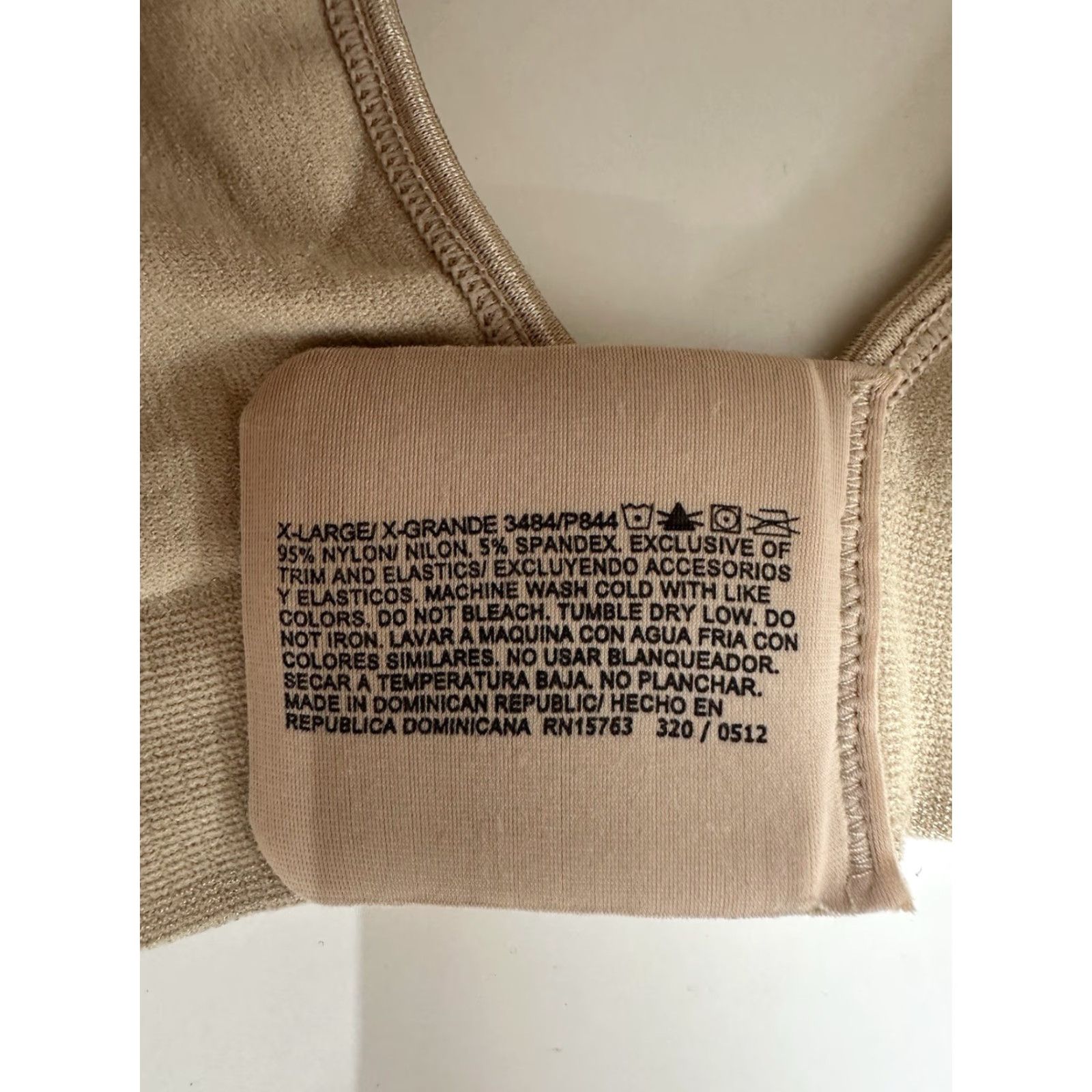 Vintage Unbranded Womens Bra Size XL Brown Wireless Size ONE SIZE - 3 Thumbnail