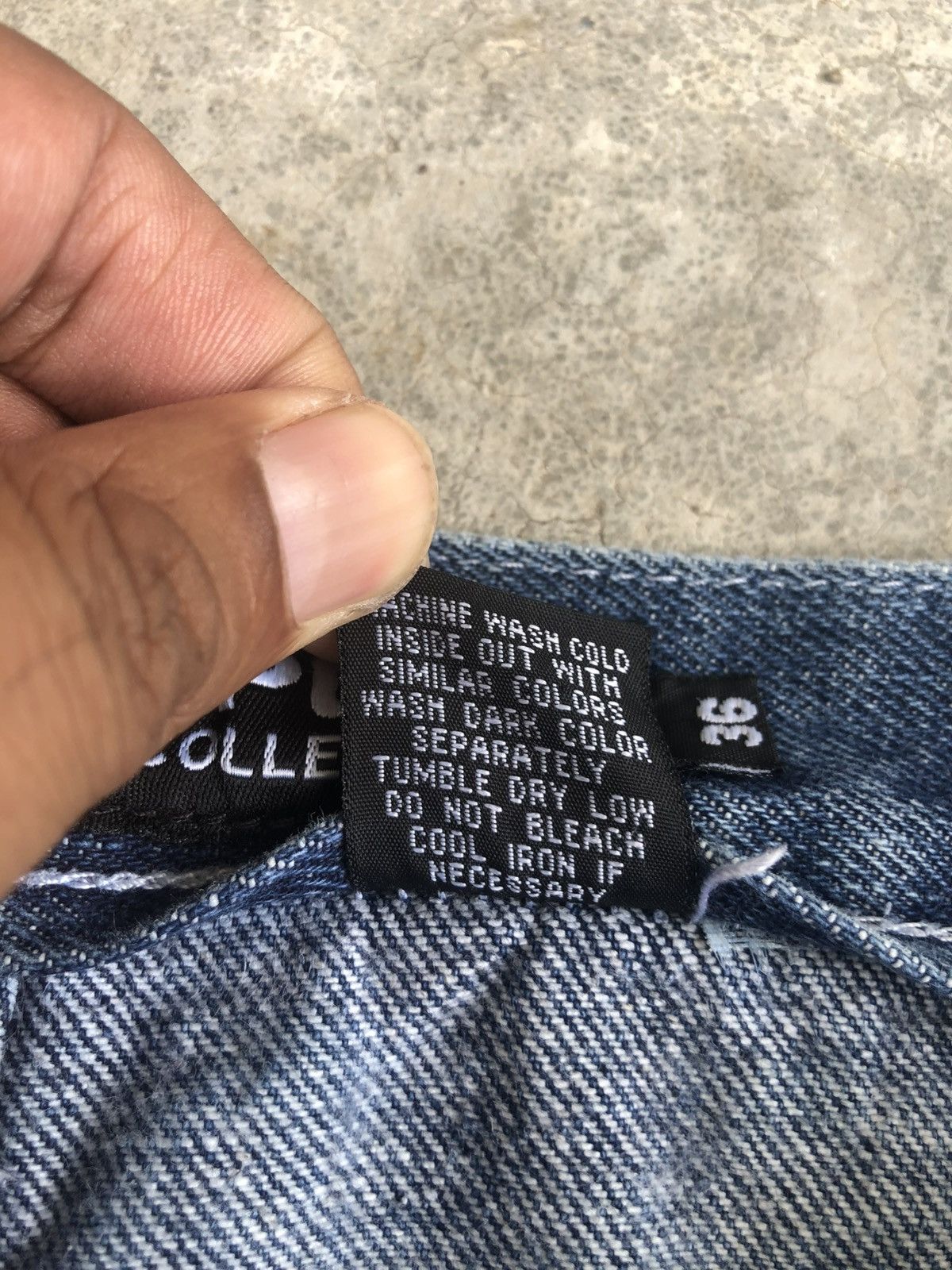 Southpole Vintage Southpole Baggy Carpenter Embroidered Jeans Size US 35 - 20 Thumbnail