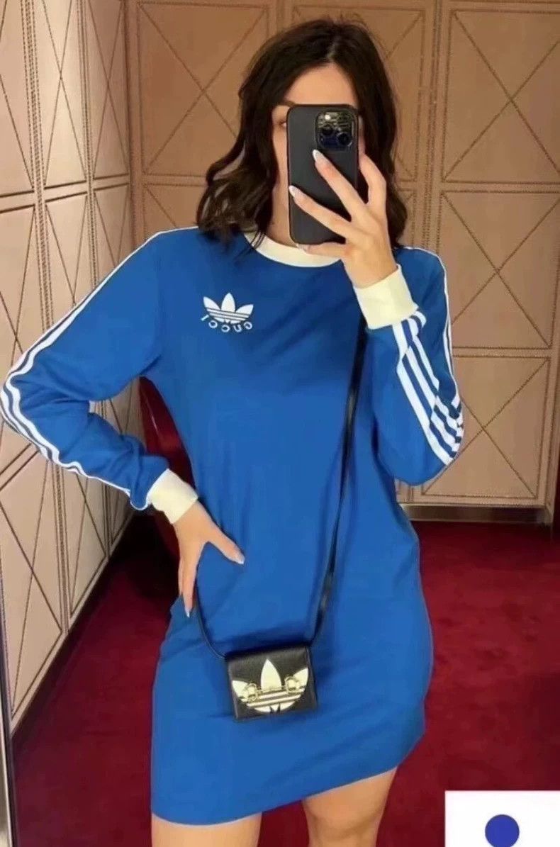 Gucci Gucci Co-branded blue side striped logo printed cotton rou Size L / US 10 / IT 46 - 7 Thumbnail