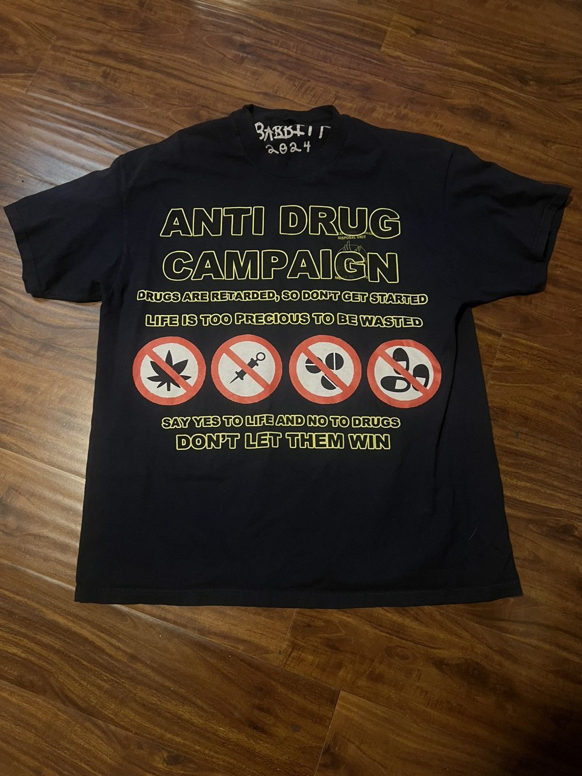 Asspizza Anti Drug Campaign tee Size US XL / EU 56 / 4 - 3 Thumbnail