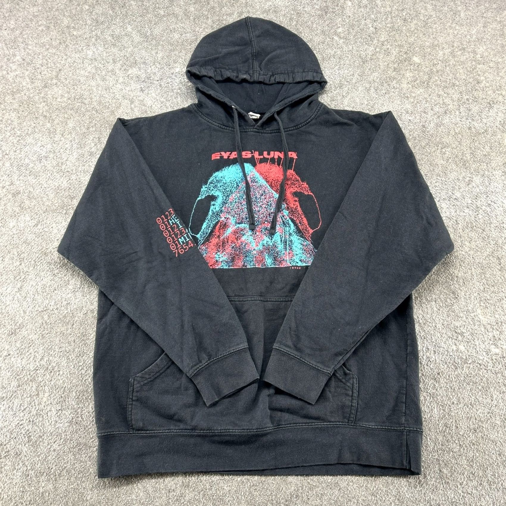 Vintage VINTAGE Bella + Canvas Hoodie Mens L Black Pullover Music Band PNW Metalcore Eugene Oregon Size US L / EU 52-54 / 3 - 2 Thumbnail