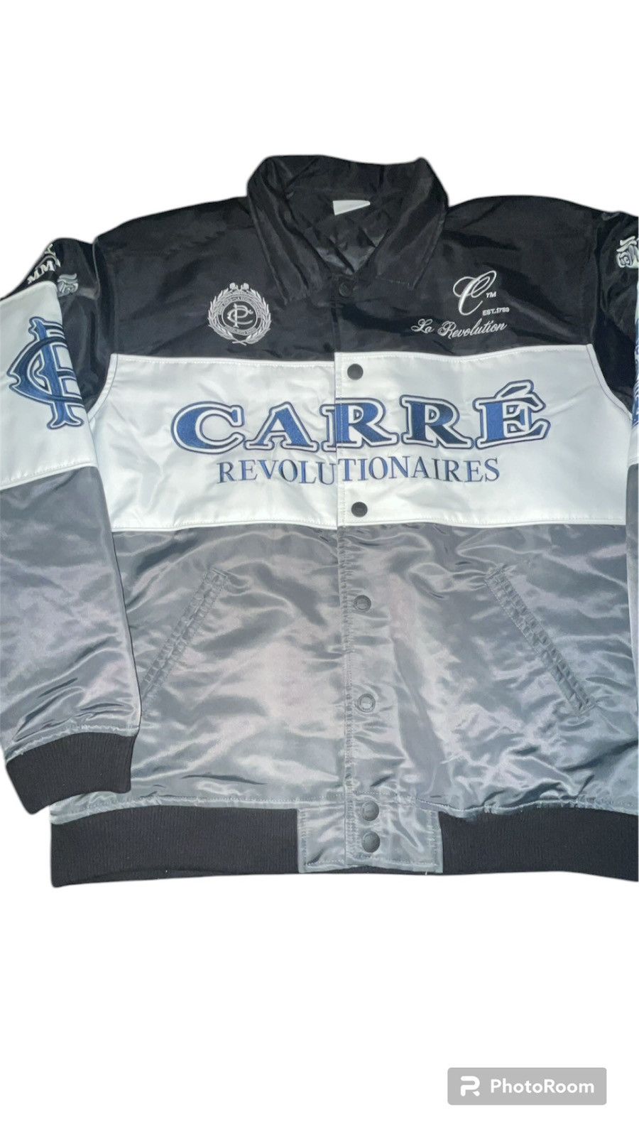 Carre × Designer CARRE LA resolution Bomber Jacket Sz L New With Tags Size US L / EU 52-54 / 3 - 2 Thumbnail