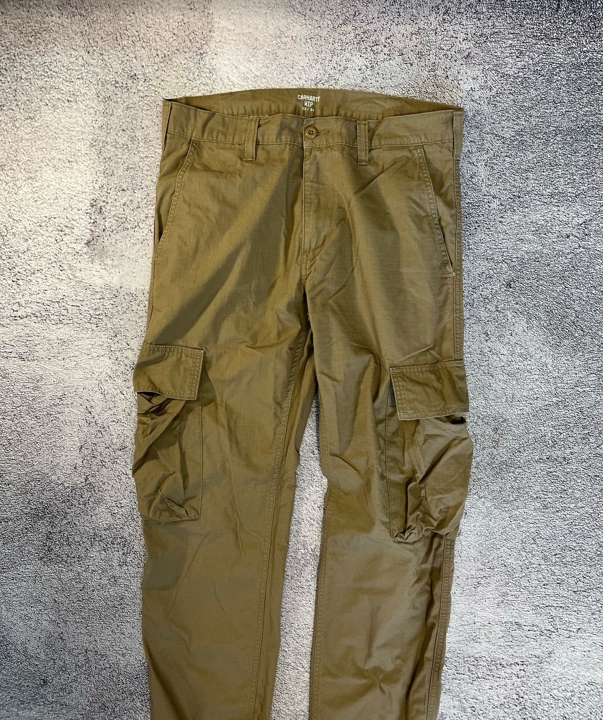 Carhartt Wip Carhartt WIP Slim Lear Cargo Pants 32x34 Ripstop Beige Size US 32 / EU 48 - 5 Thumbnail