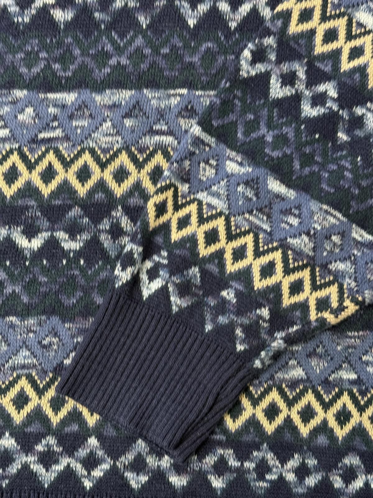 Neiman Marcus Neiman Marcus Pattern Striped Sweater Made in USA Size US M / EU 48-50 / 2 - 3 Thumbnail