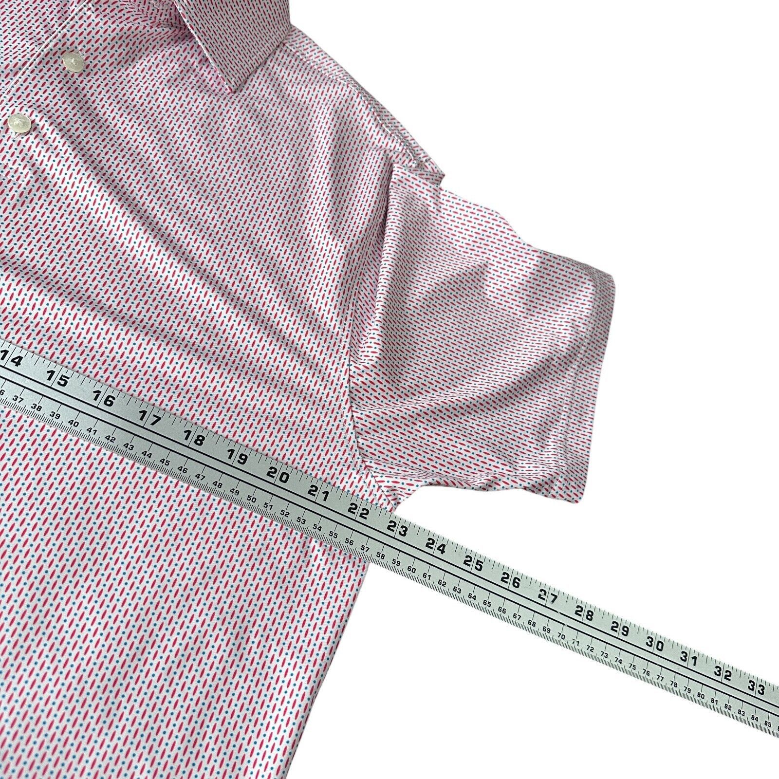 Footjoy FootJoy Polo Shirt Men’s Medium Multi Geometric Stretch Size US M / EU 48-50 / 2 - 9 Thumbnail