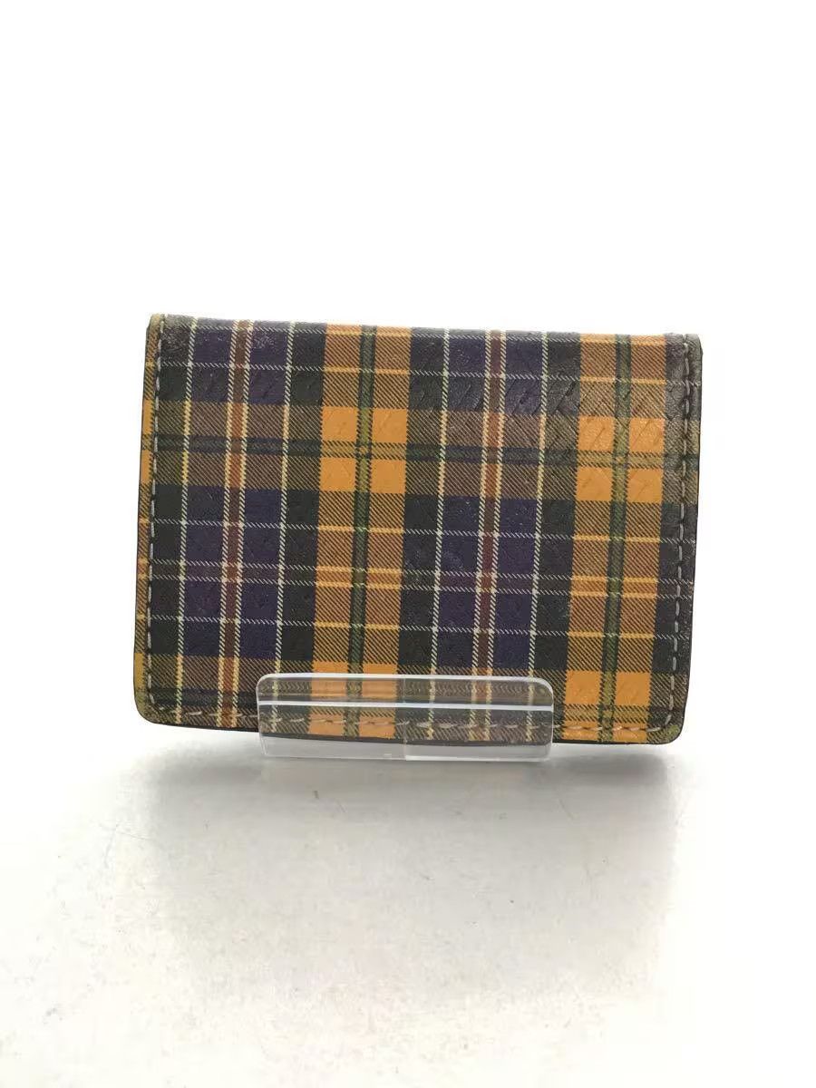 Vivienne Westwood Plaid Leather Coin Wallet Size ONE SIZE - 2 Thumbnail