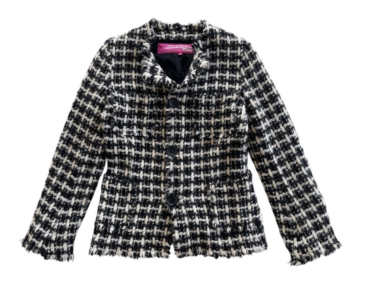 Junya Watanabe AW2004 Junya Watanabe Comme des Garcons Tweed Jacket Size S / US 4 / IT 40 - 3 Thumbnail