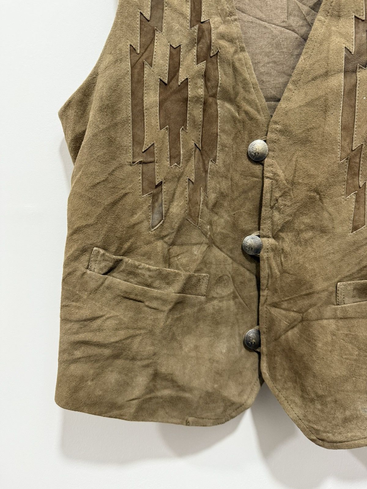 Japanese Brand × Leather G.O.A Suede Leather Vest Size US M / EU 48-50 / 2 - 5 Thumbnail