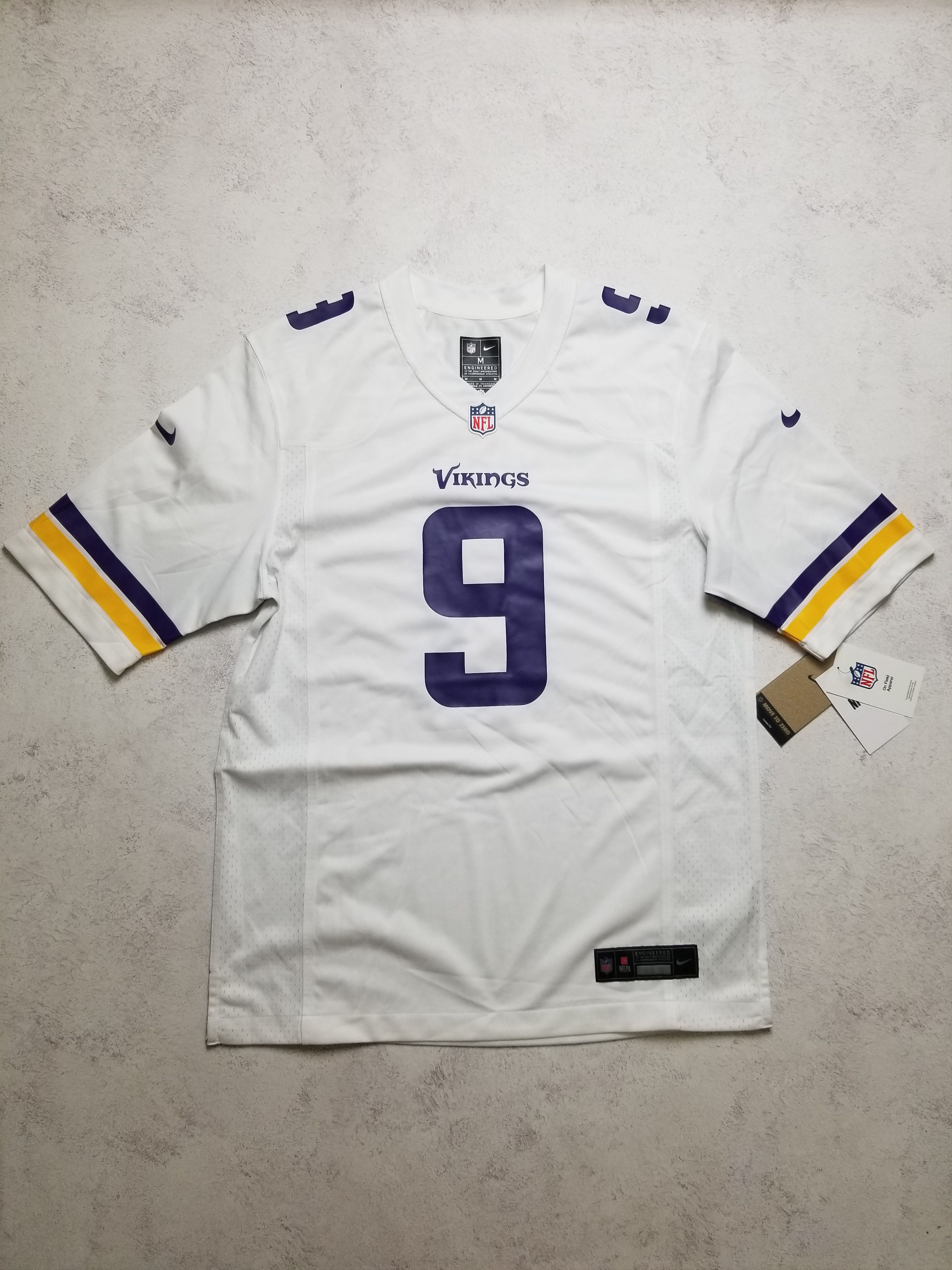 Nike J.J. McCarthy #9 Minnesota Vikings Nike On-field Game Jersey Size US M / EU 48-50 / 2 - 1 Thumbnail