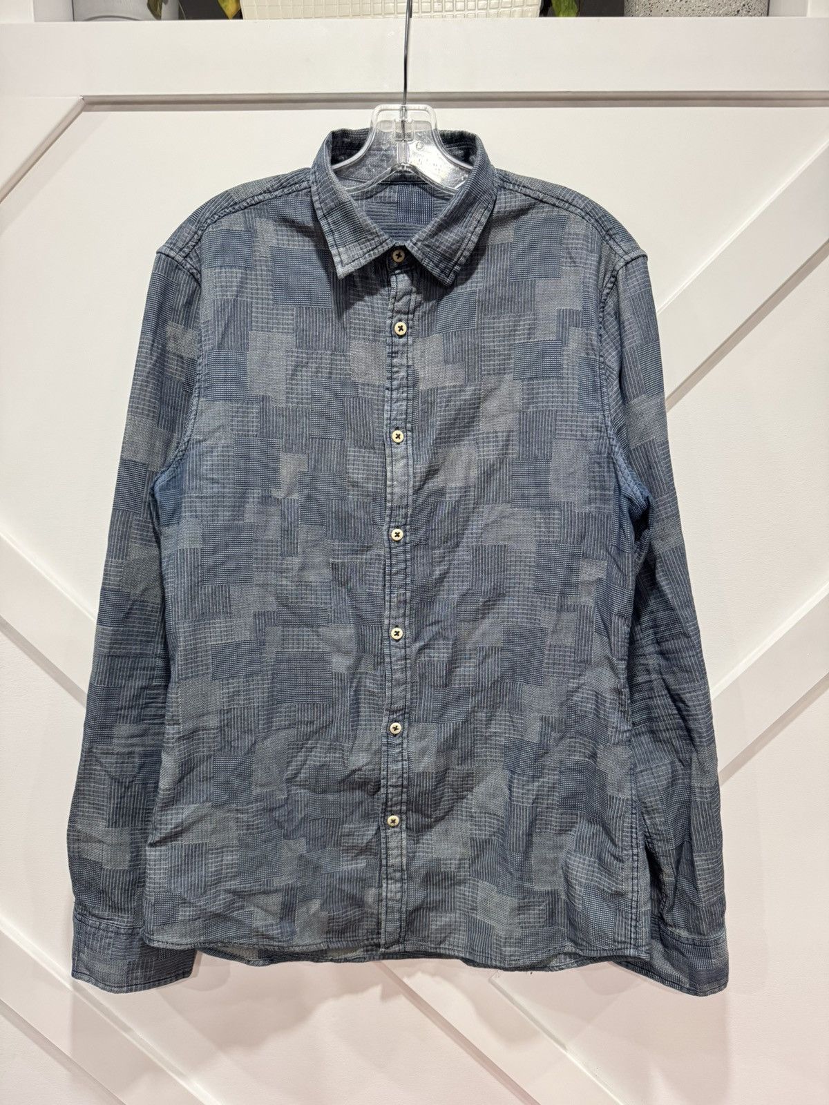 DENHAM DENHAM denim patchwork shirt Size US L / EU 52-54 / 3 - 3 Thumbnail