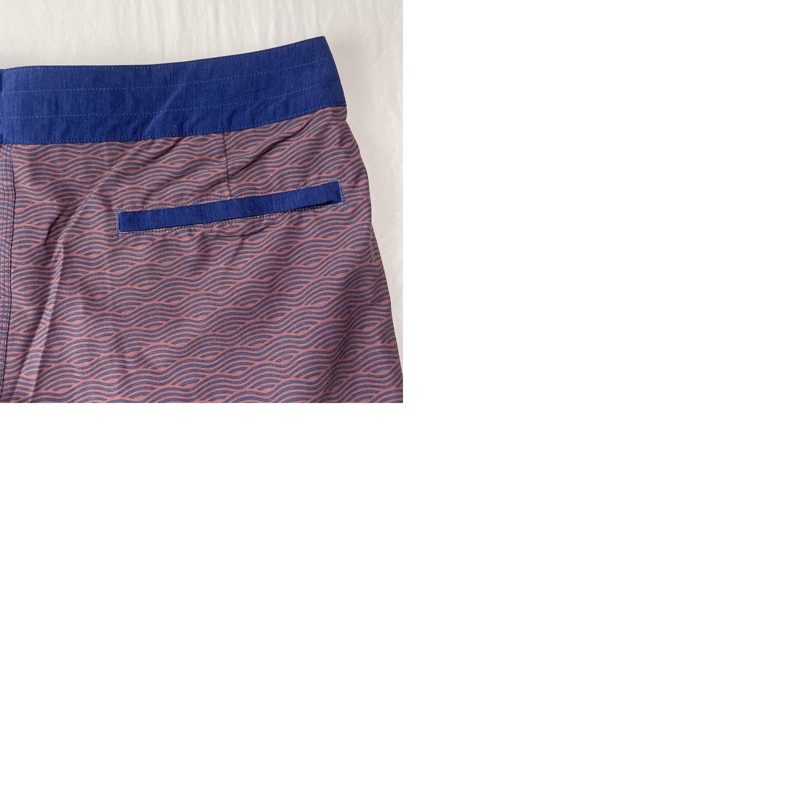 Vintage Fair Harbor Mens Size 33 Swim Trunks Pockets Beach Swimwear New Adult Blue Size US 33 - 9 Thumbnail