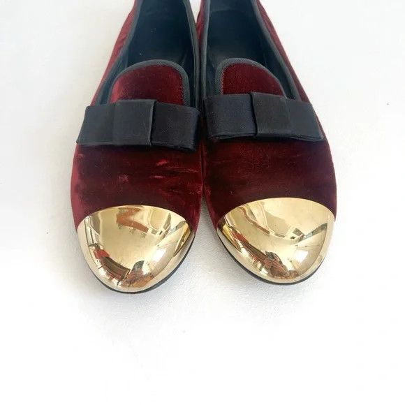 Giuseppe Zanotti Giuseppe Zanotti | Velvet Cap Toe Loafer Size US 8 / IT 38 - 4 Thumbnail