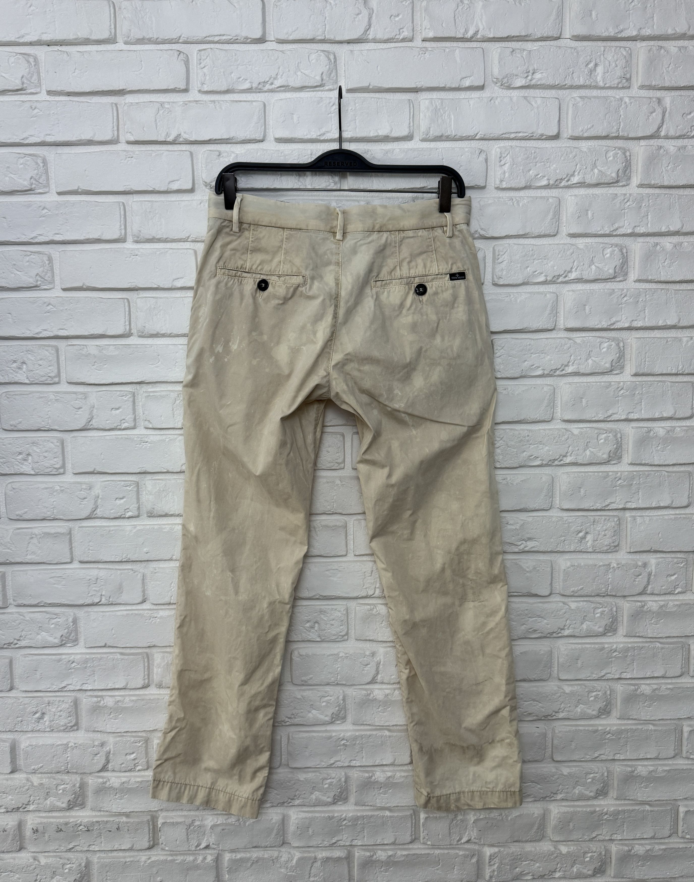 Stone Island Stone Island Chino Pants Casual Custom Acid Wash Sz 30 Size US 30 / EU 46 - 6 Thumbnail