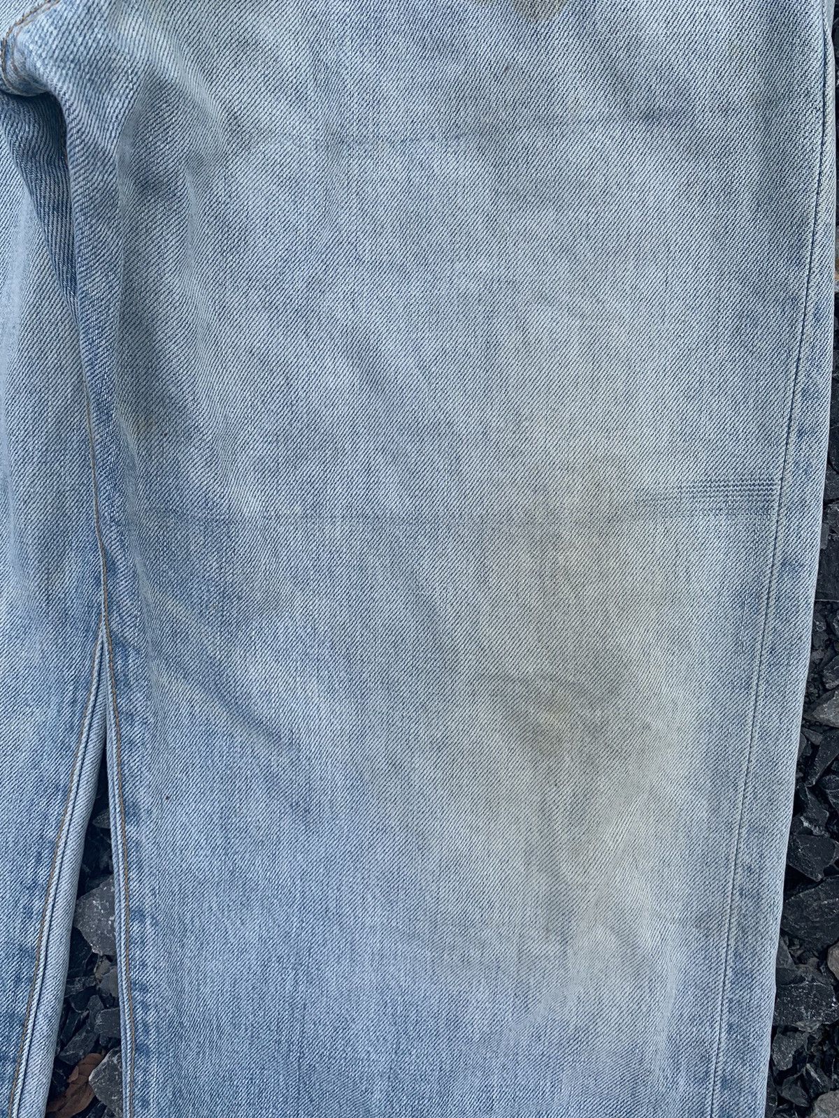 Edwin × Kapital × Vintage EDWIN 505 SELVEDGE BUTTON FLY BAGGY FADED DISTRESSED DENIM Size US 32 / EU 48 - 15 Thumbnail