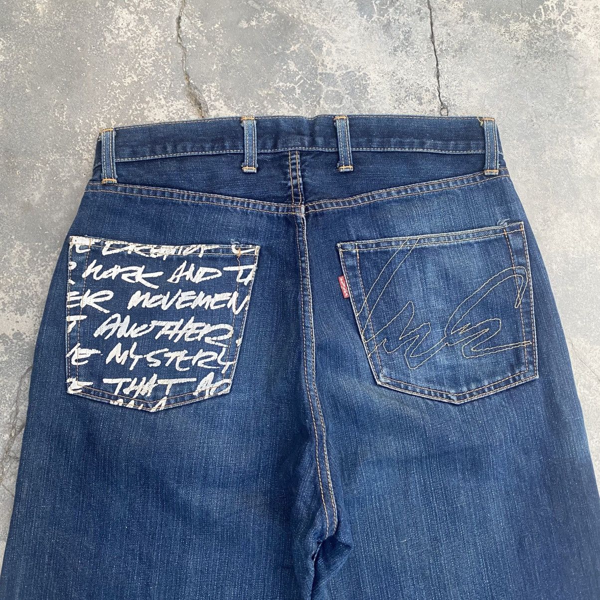 Futura Rare Vintage Futura Jeans Size US 30 / EU 46 - 2 Thumbnail