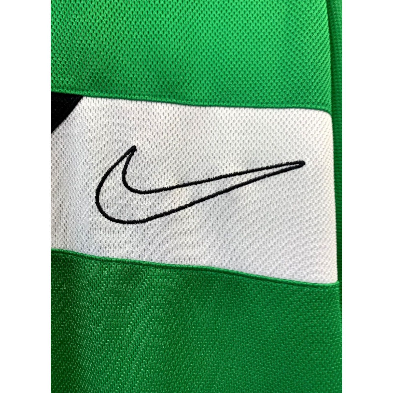 Nike VINTAGE Nike 90s Center Swoosh Goalie Jersey Green White Long Sleeve M Mens Shirt Size US M / EU 48-50 / 2 - 7 Thumbnail