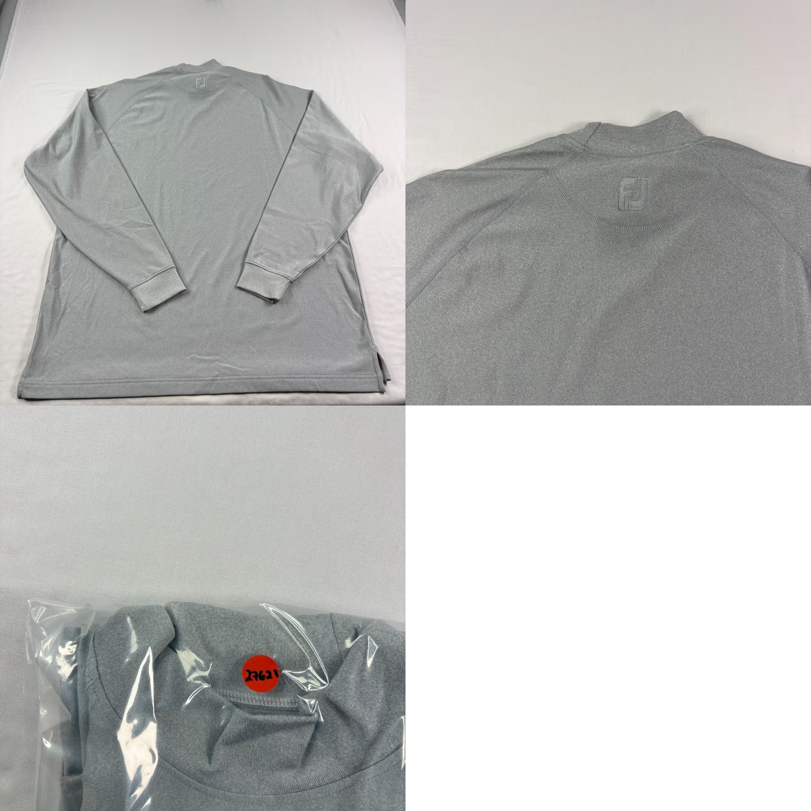 Footjoy FootJoy Golf Shirt Mens L Gray Base Layer Mock Neck Atlanta Athletic Club Size US L / EU 52-54 / 3 - 8 Thumbnail