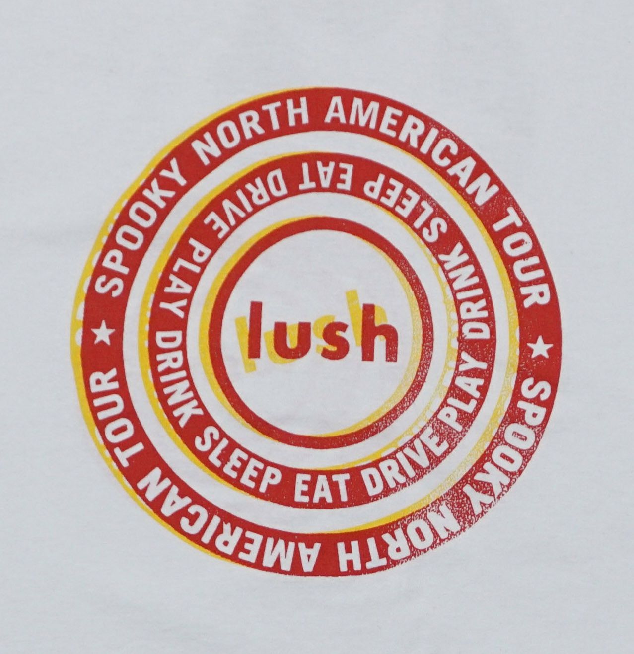Band Tees × Vintage 90's Lush Tour T-Shirt Made In U.S.A Size US XL / EU 56 / 4 - 2 Thumbnail