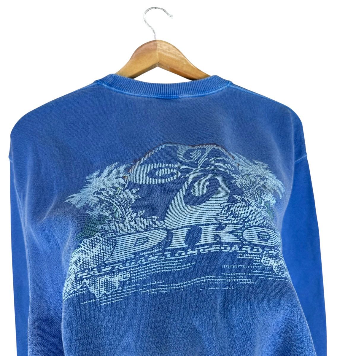 Vintage 🌟90s PIKO HAWAII LONGBOARD SWEATSHIRT CREWNECK Size US M / EU 48-50 / 2 - 5 Thumbnail