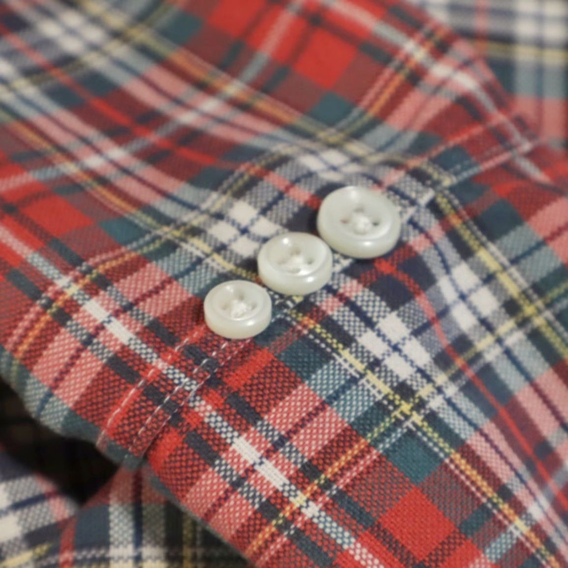 Polo Ralph Lauren Polo Ralph Lauren Shirt Polo Ralph Lauren Oxford Cotton Plaid Long Sleeve Button Down Red XL Men’s Shirt Size US XL / EU 56 / 4 - 7 Thumbnail