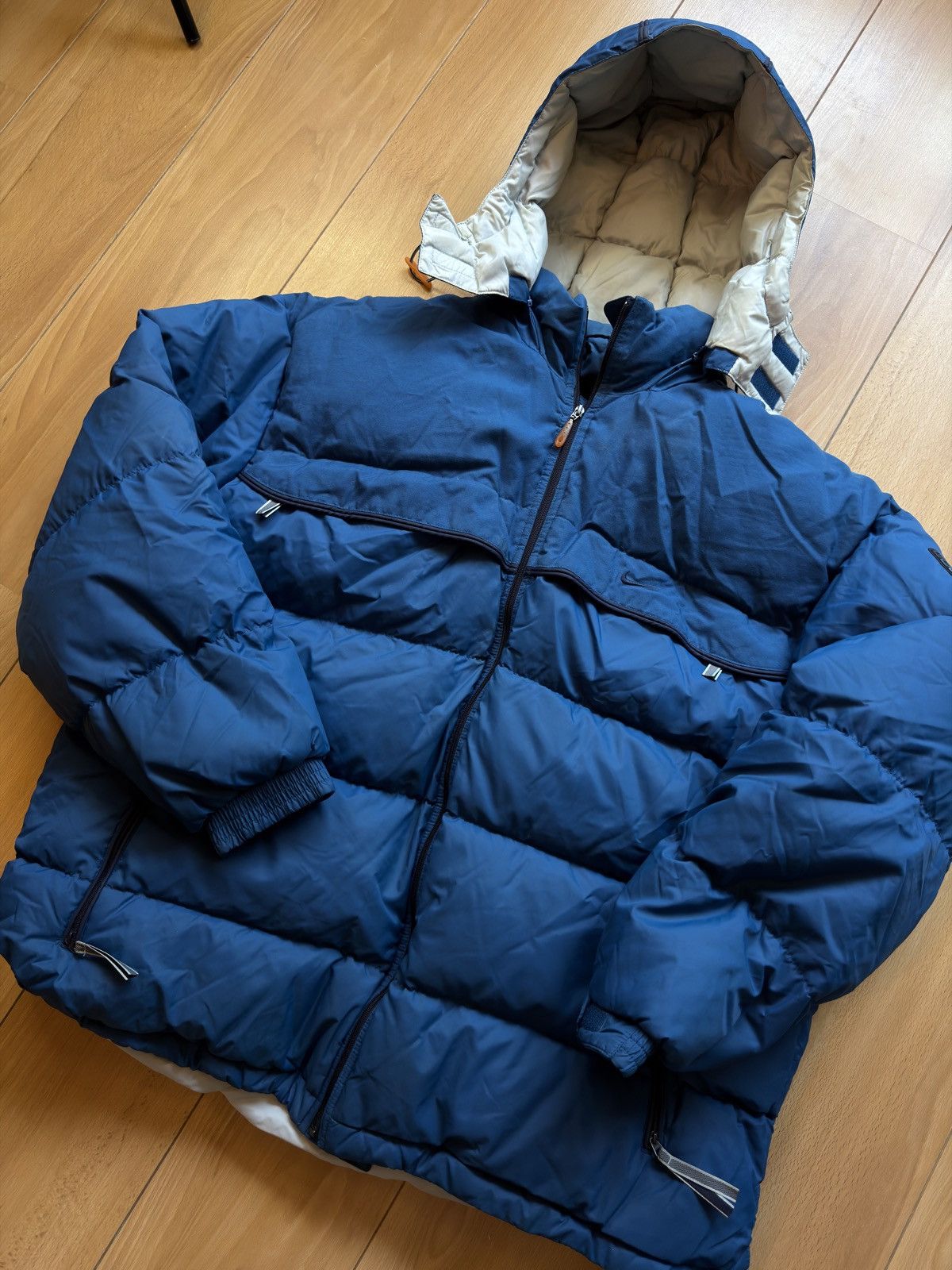 Nike Nike vintage down jacket puffer Size US XL / EU 56 / 4 - 4 Thumbnail