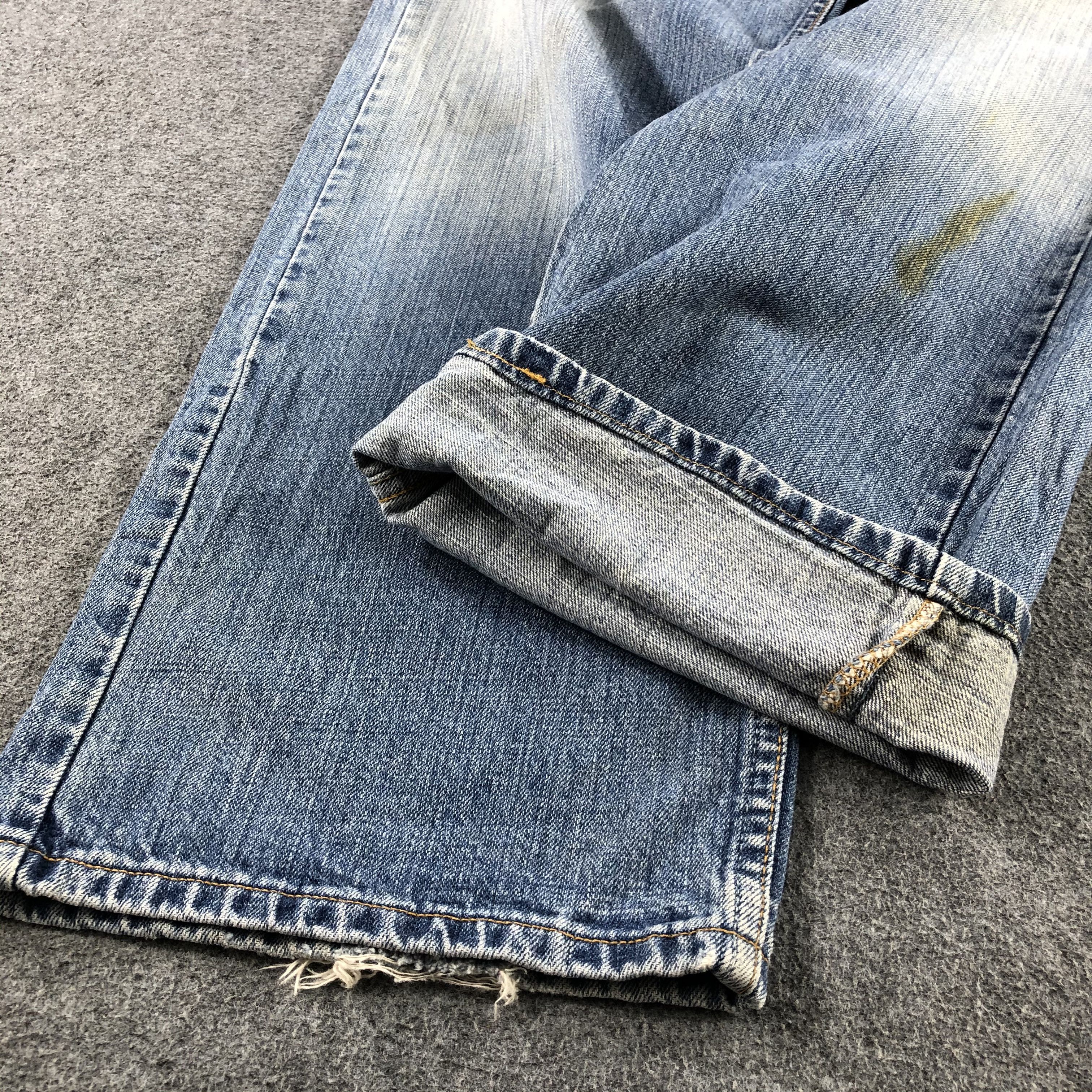 Levi's Vintage Blue Wash Levis 569 Jeans-J2286 Size US 35 - 7 Thumbnail