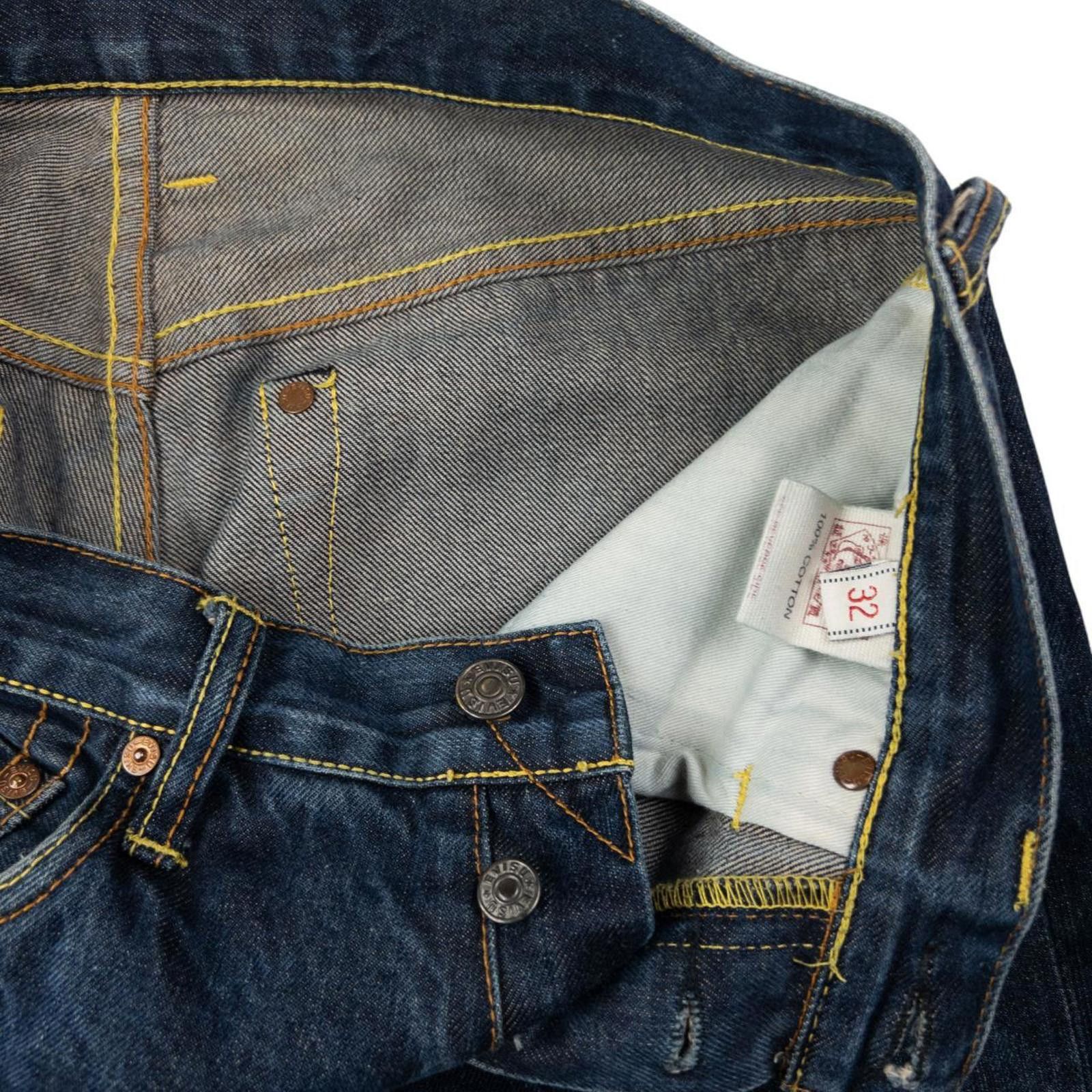 Evisu Vintage Evisu Painted Daicock Japanese Denim Jeans Size W31 Size US 31 - 5 Thumbnail
