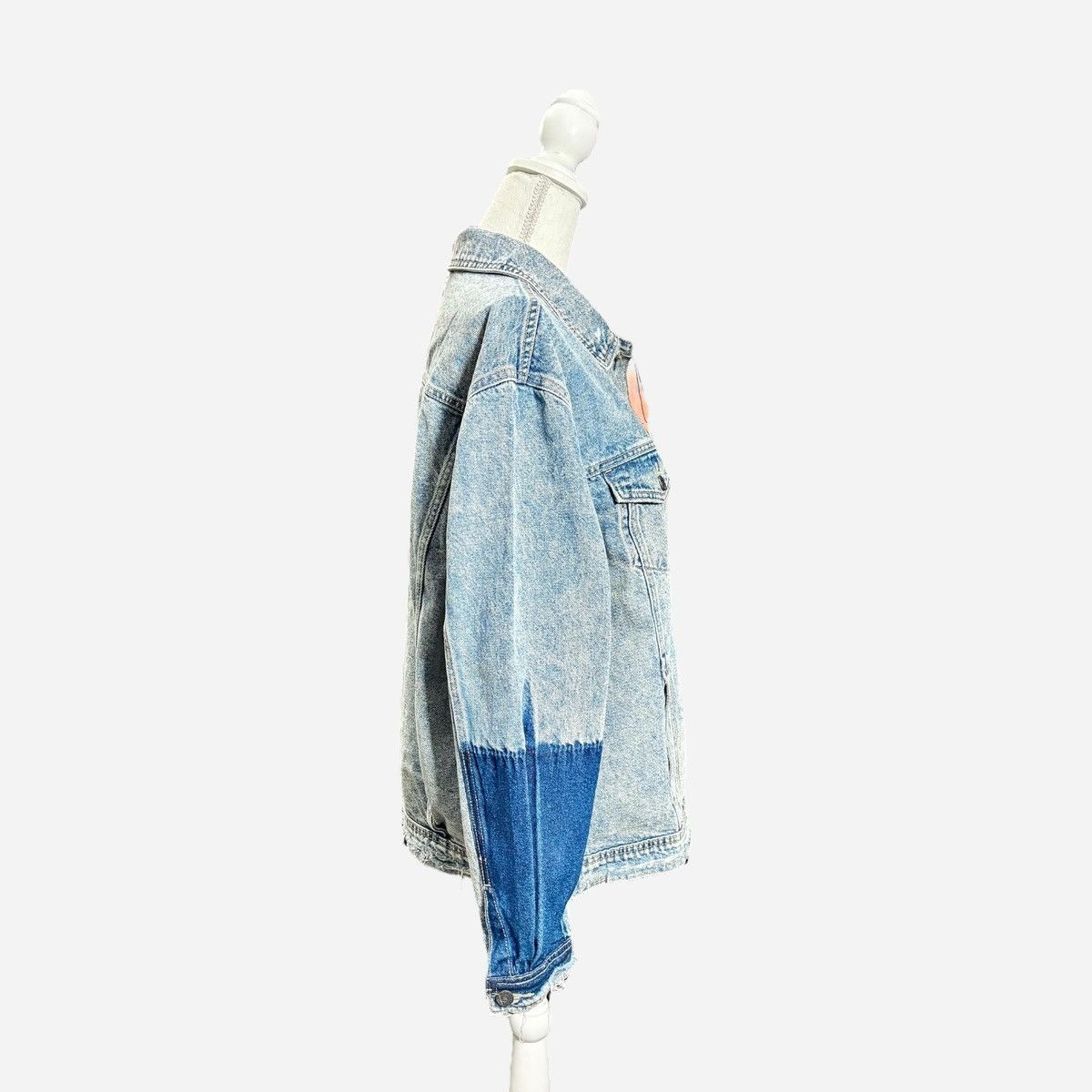 HIDDEN Hidden Dakota Wash Patch Sleeve Oversized Jacket Sz M (8-10) Size M / US 6-8 / IT 42-44 - 7 Thumbnail